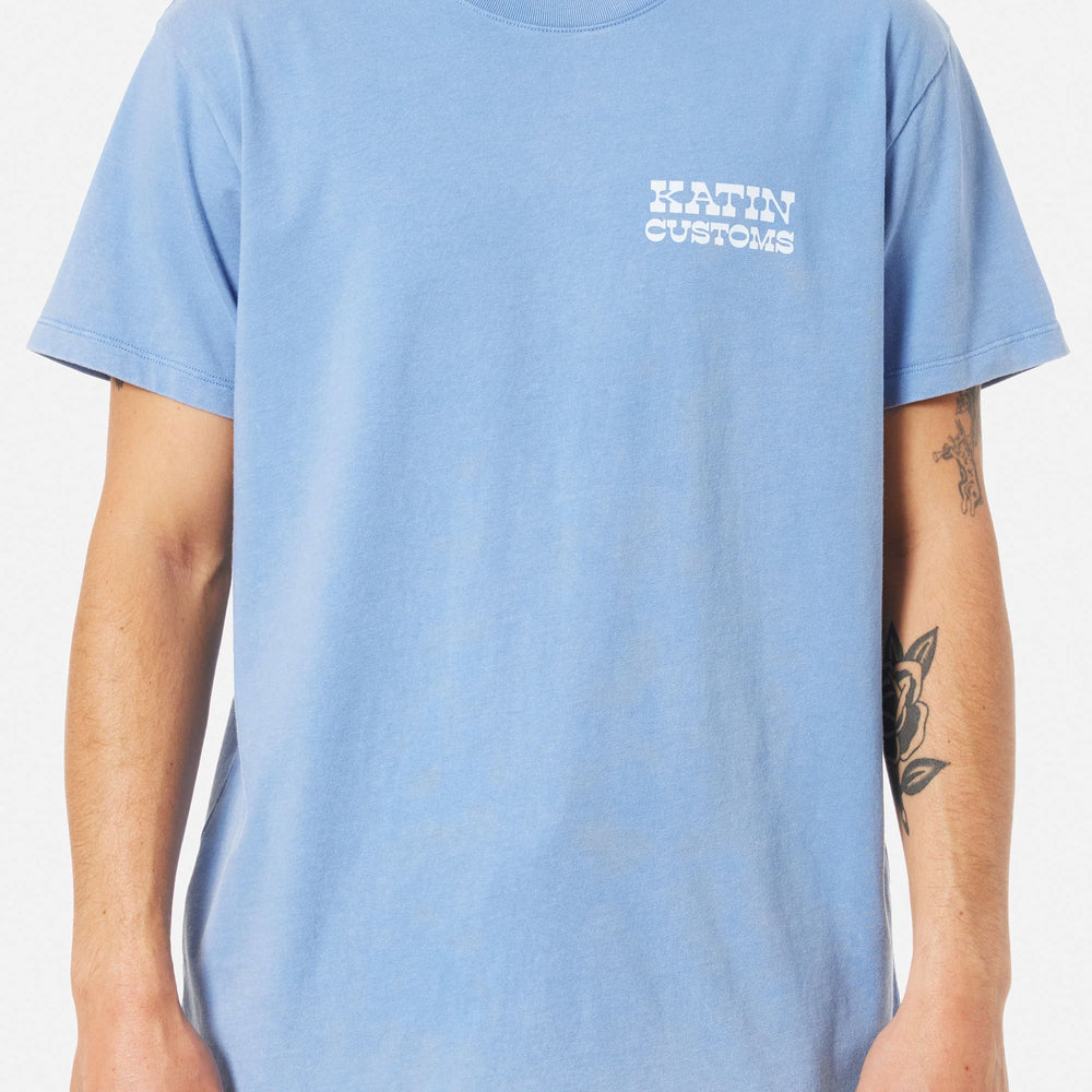 Pukas Surf Shop Man Tee Katin Drainer Blue