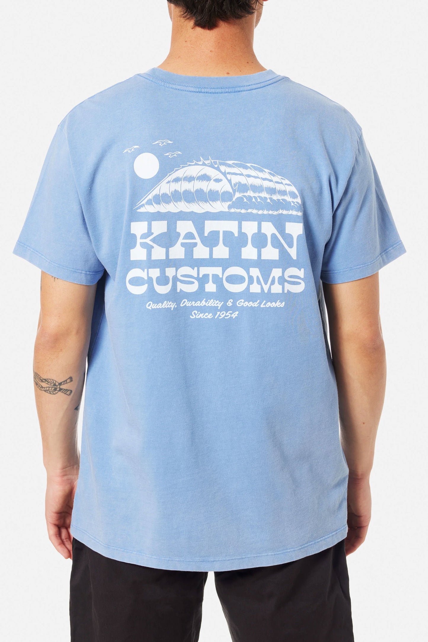 Pukas Surf Shop Man Tee Katin Drainer Blue