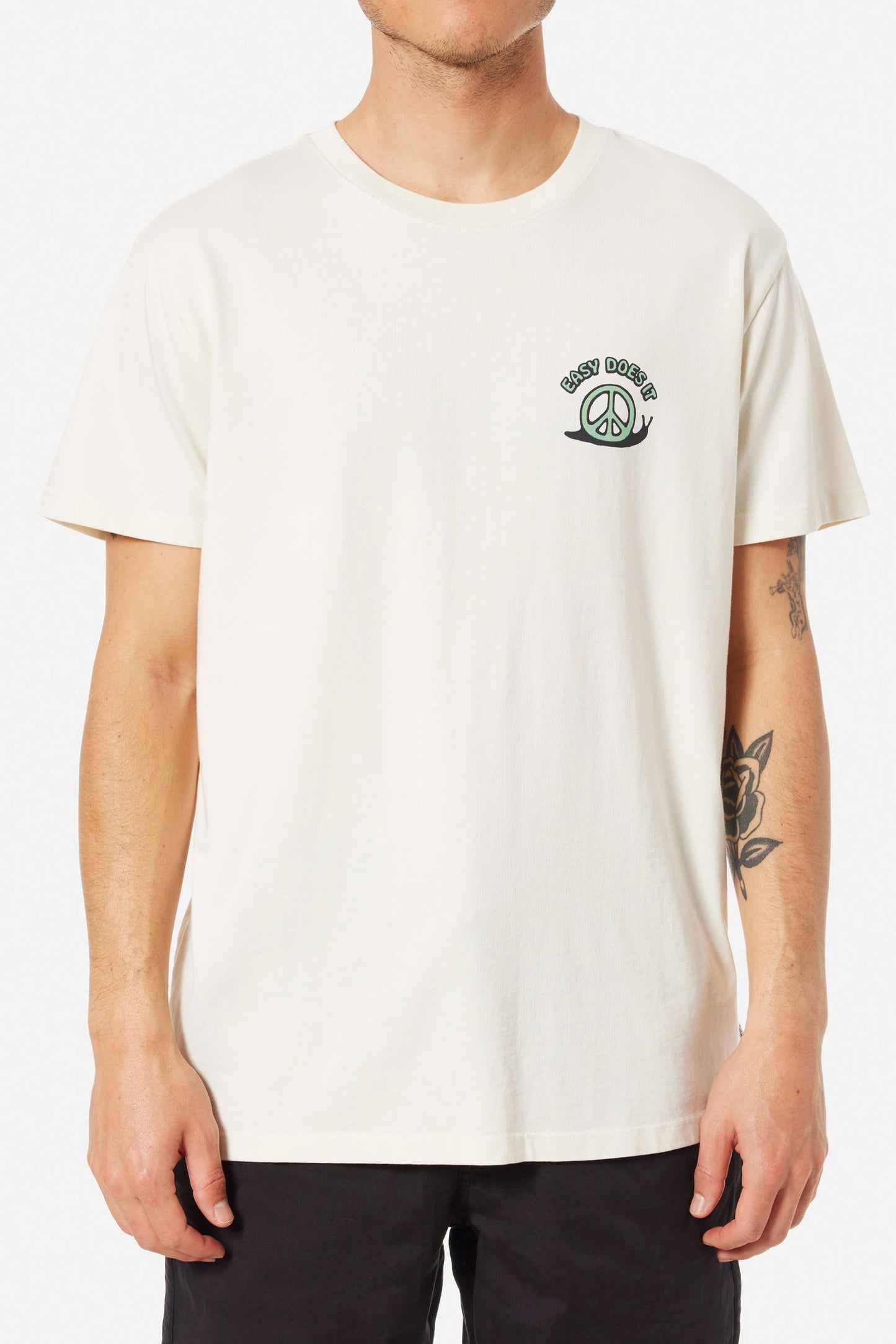 Pukas Surf Shop Man Tee Katin Snail White