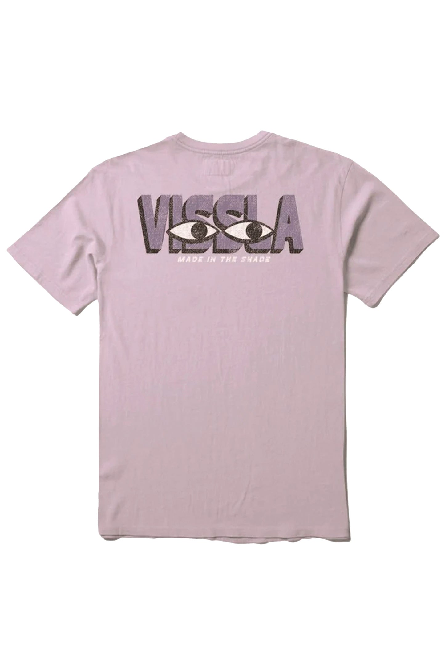 Vissla Pukas Surf Shop Made In The Shade pocket tee lilac graphic surf print