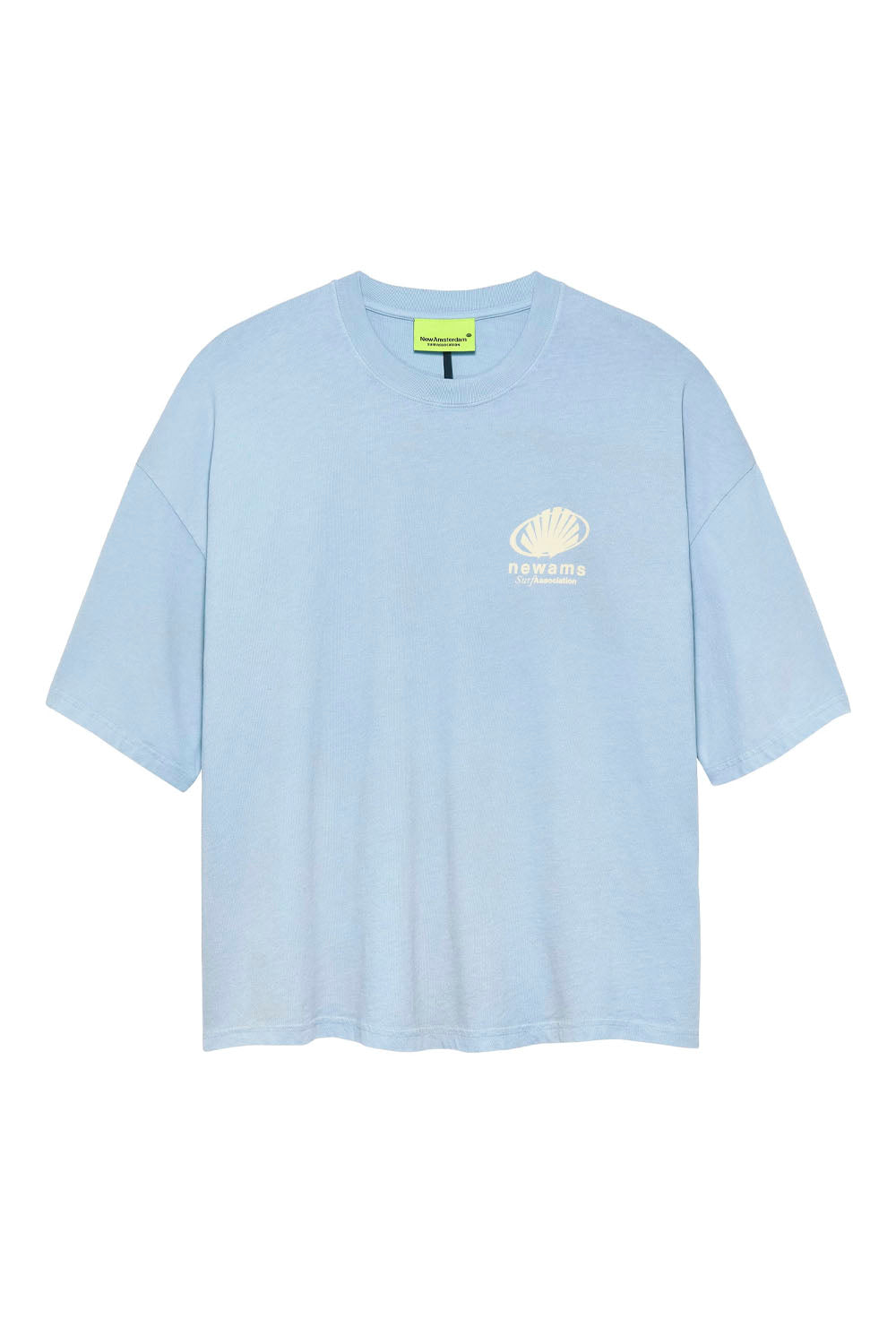 New Amsterdam Surf Association Corporate Logo Tee Men Baby Blue – Surf streetwear graphic tee | Pukas Surf Shop