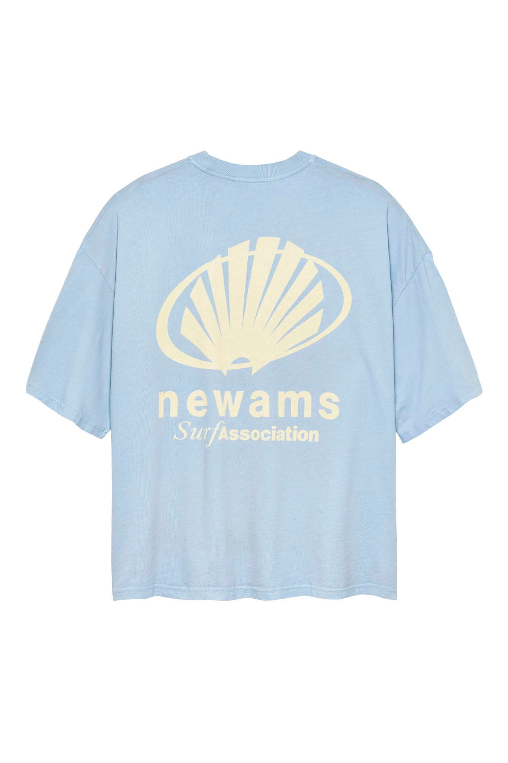 New Amsterdam Surf Association Corporate Logo Tee Men Baby Blue – Surf streetwear graphic tee | Pukas Surf Shop