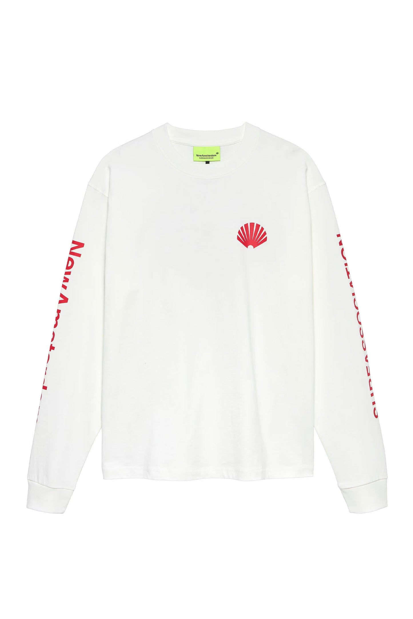 NEW AMSTERDAM SURF ASSOCIATION Logo Longsleeve Tee - Available Online at Pukas Surf Shop