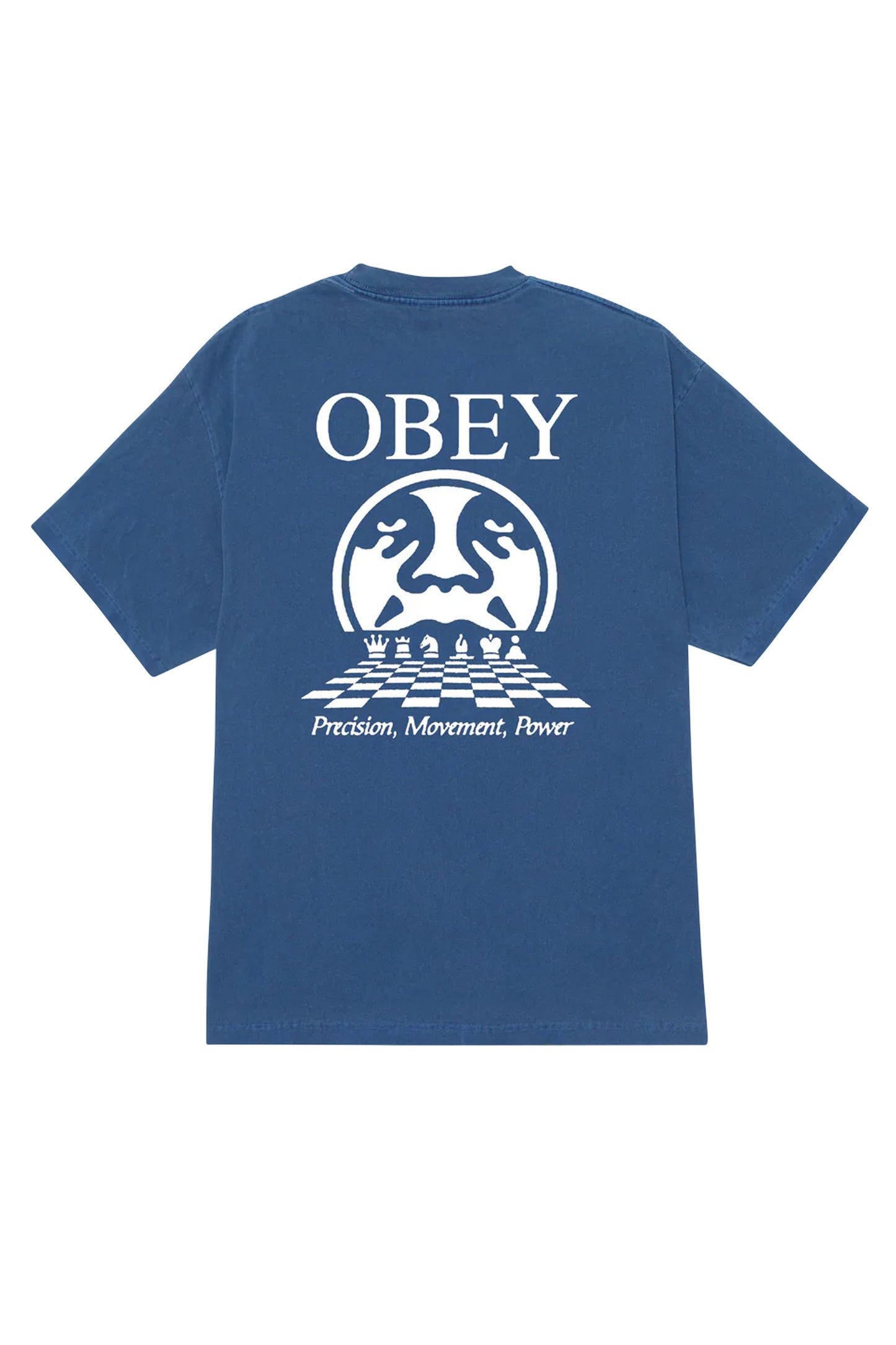 Blue t-shirt with 'OBEY' logo at Pukas Surf Shop