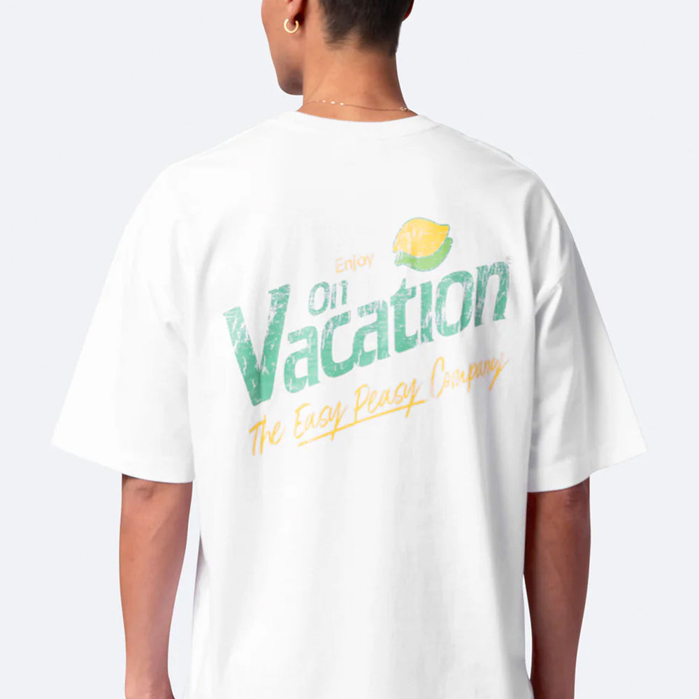 Pukas-Surf-Shop-Man-Tee-On-Vacation-Lemonade-White