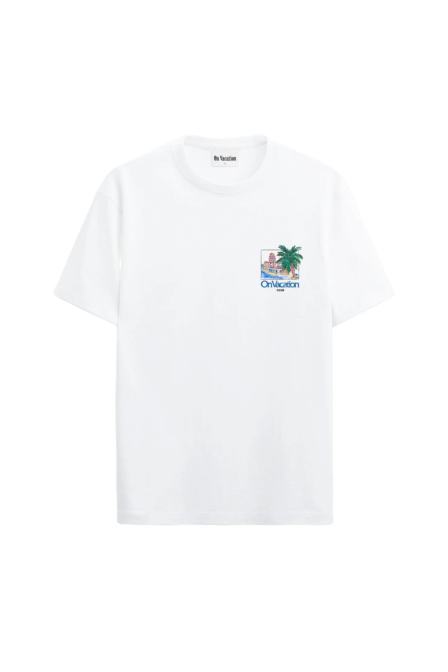 ON VACATION Mucho Relaxo T-Shirt White – Men's graphic tee at Pukas Surf Shop