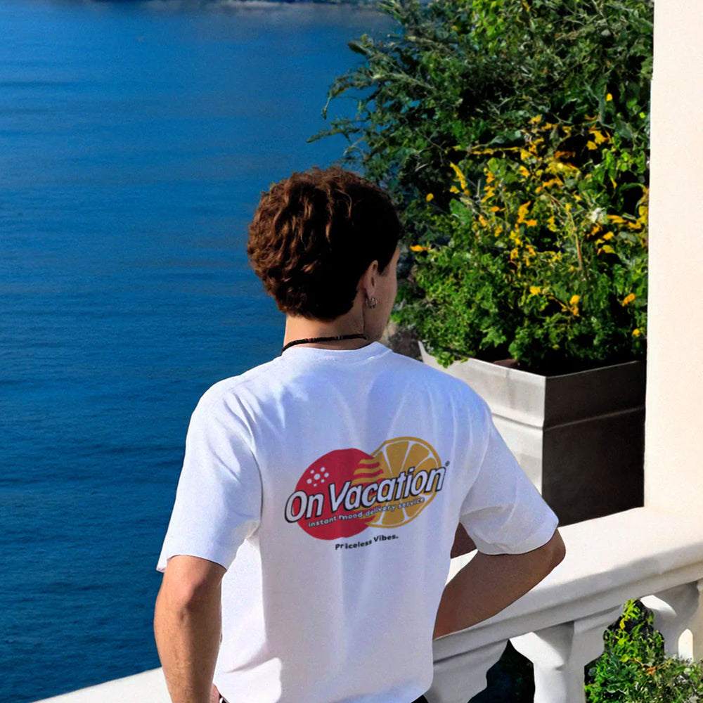 Pukas-Surf-Shop-Man-Tee-On-Vacation-Priceless-White