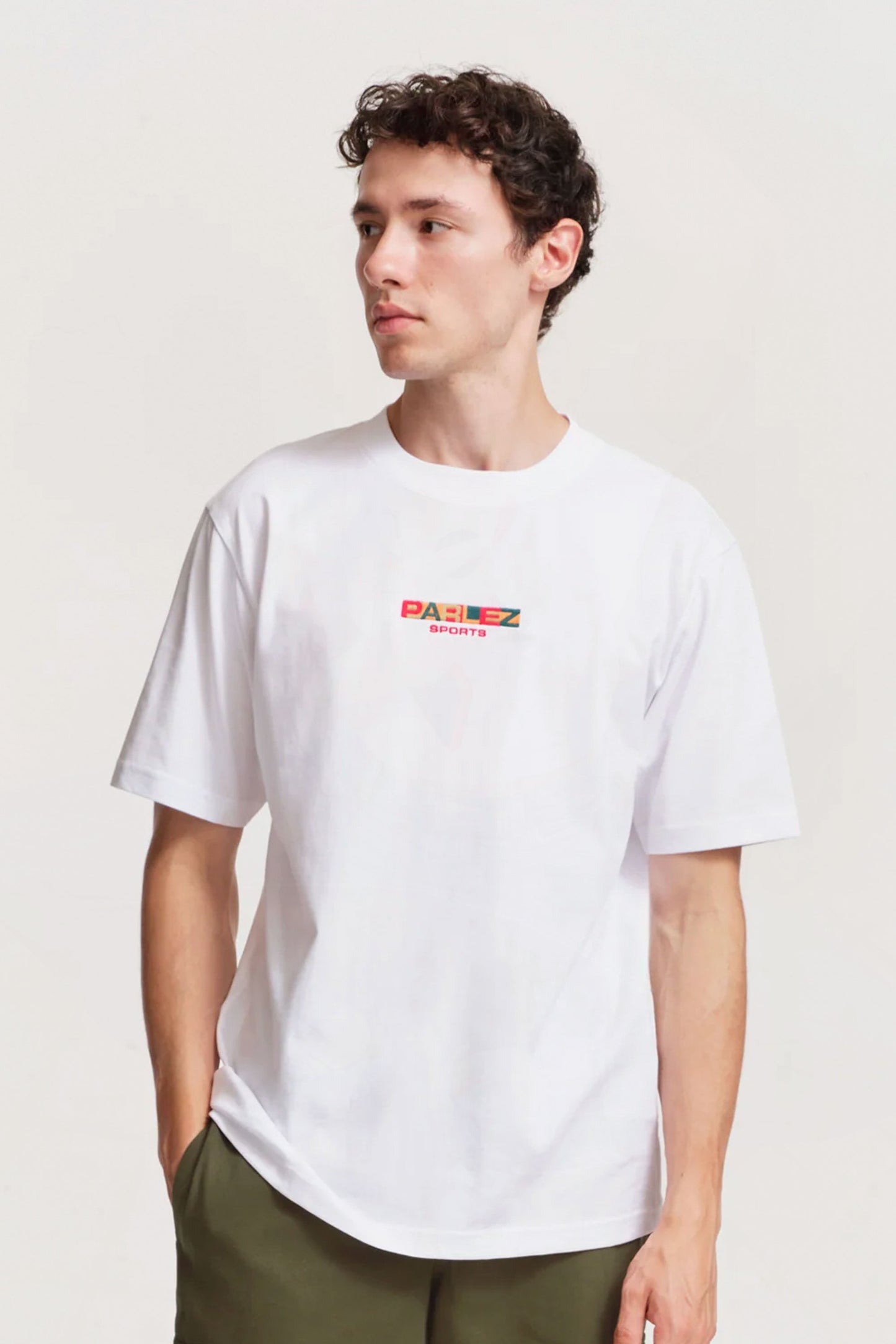 Pukas Surf Shop Man Tee Parlez Block Tshirt White