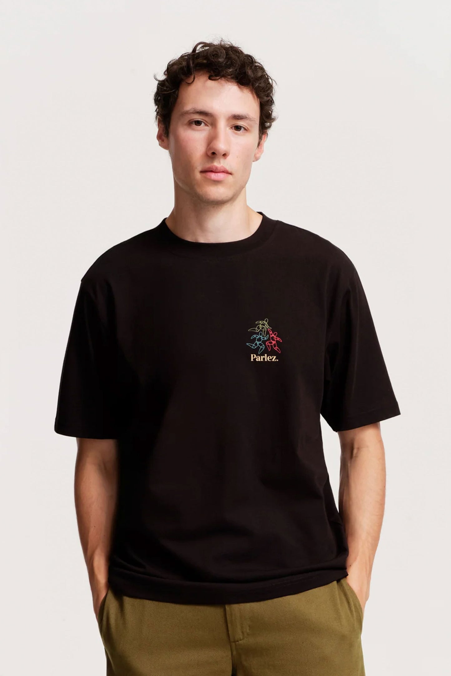 Pukas Surf Shop Man Tee Parlez Corpora Black