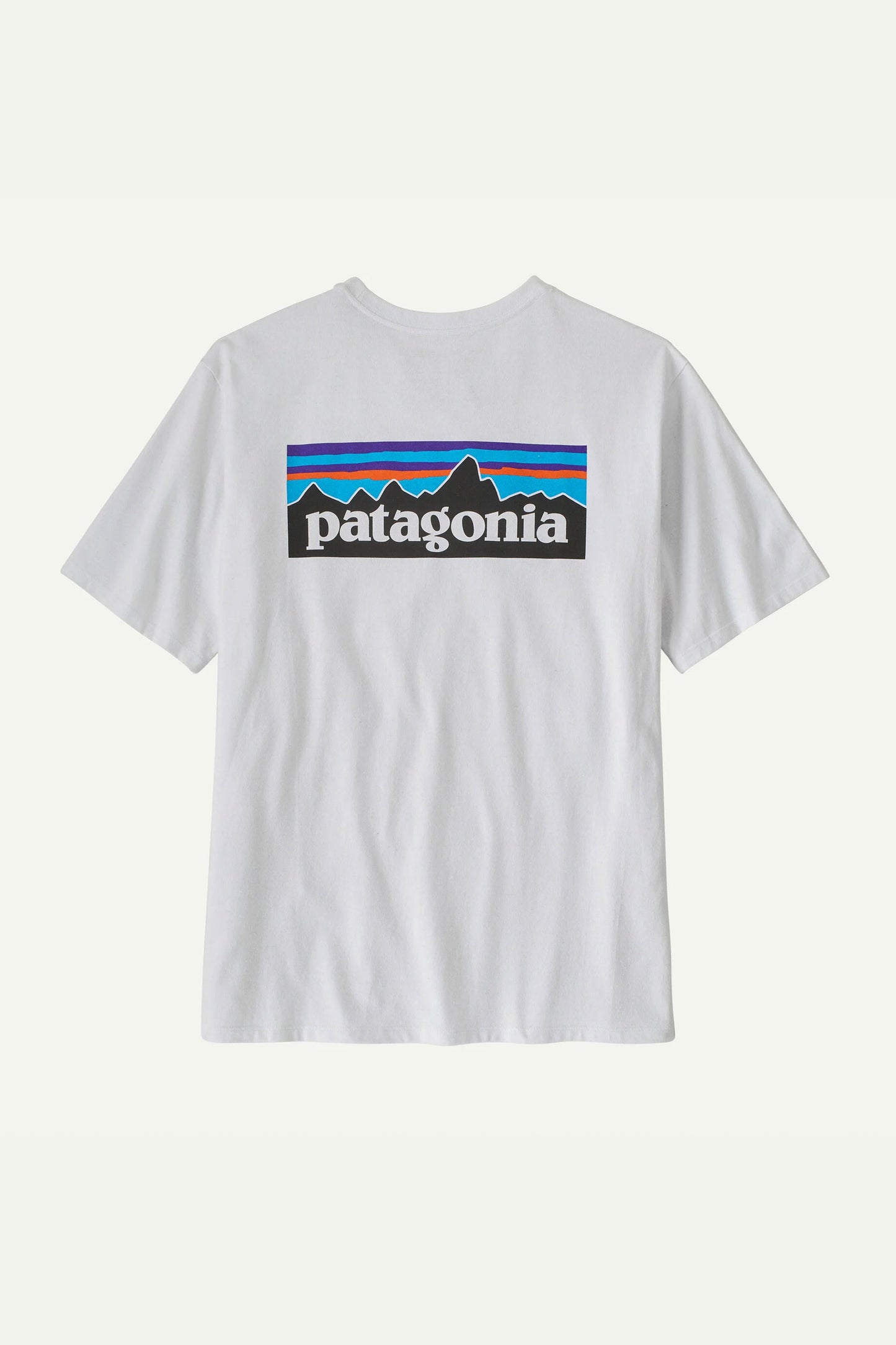 Pukas Surf Shop Patagonia Men's P-6 Logo Responsibili-Tee in White
