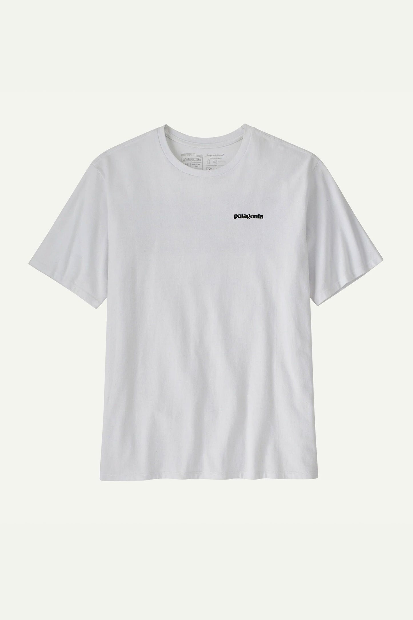 Pukas Surf Shop Patagonia Men's P-6 Logo Responsibili-Tee in White