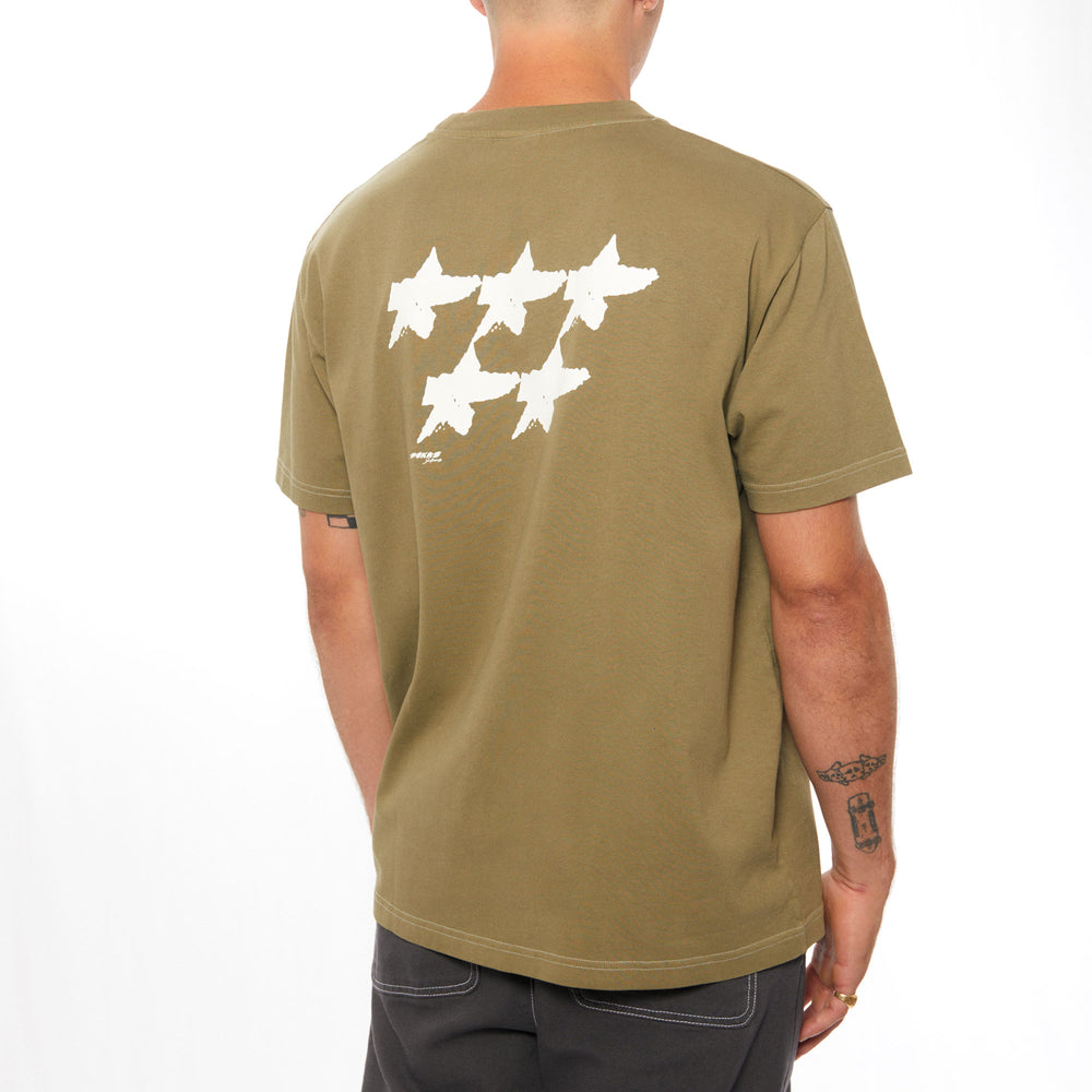 Pukas Surf Shop Man Tee Pukas Clothing 5 Stars Green