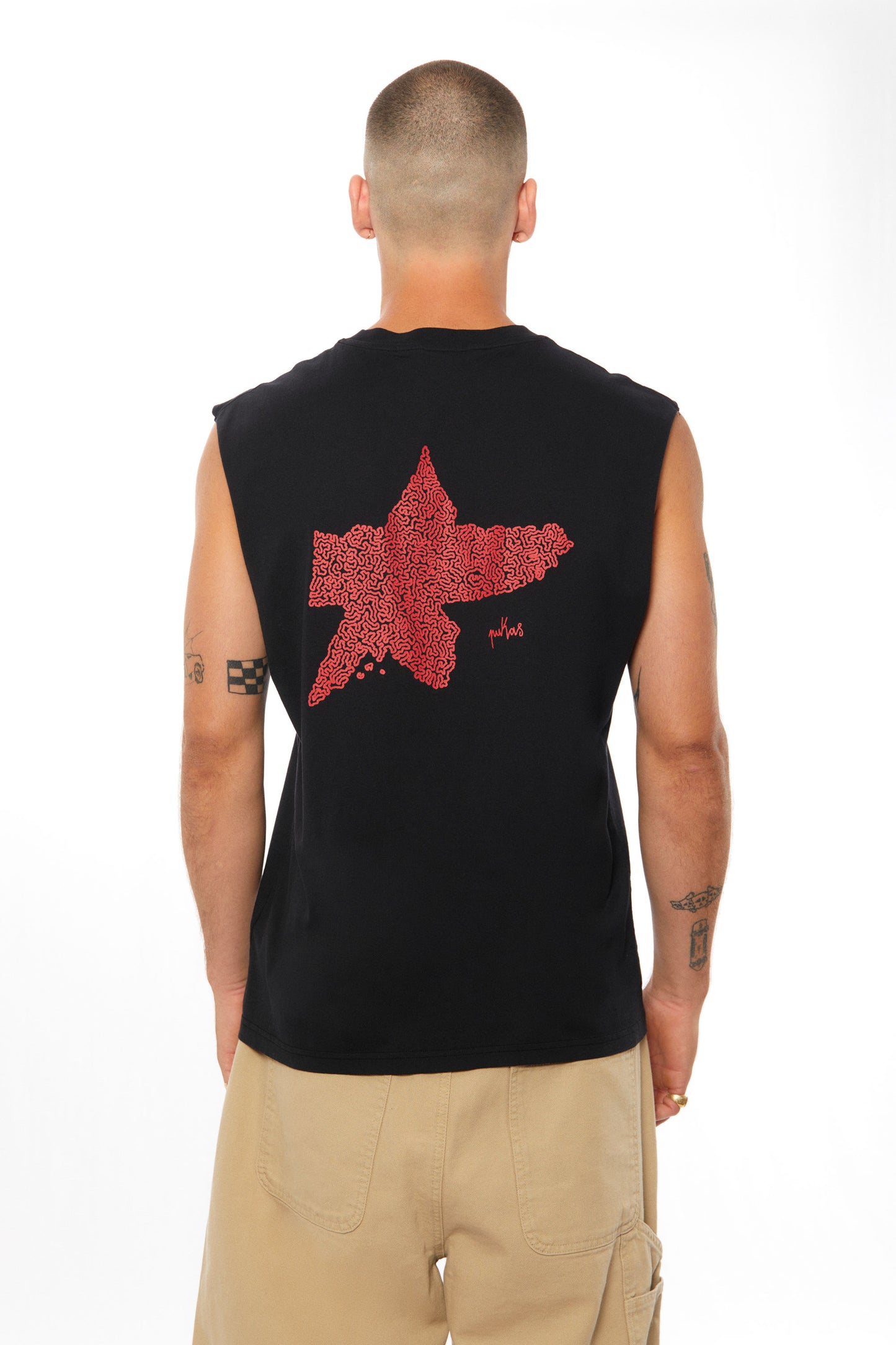 Pukas Surf Shop Man Tee Pukas Clothing Estrella Long Road Tank Black