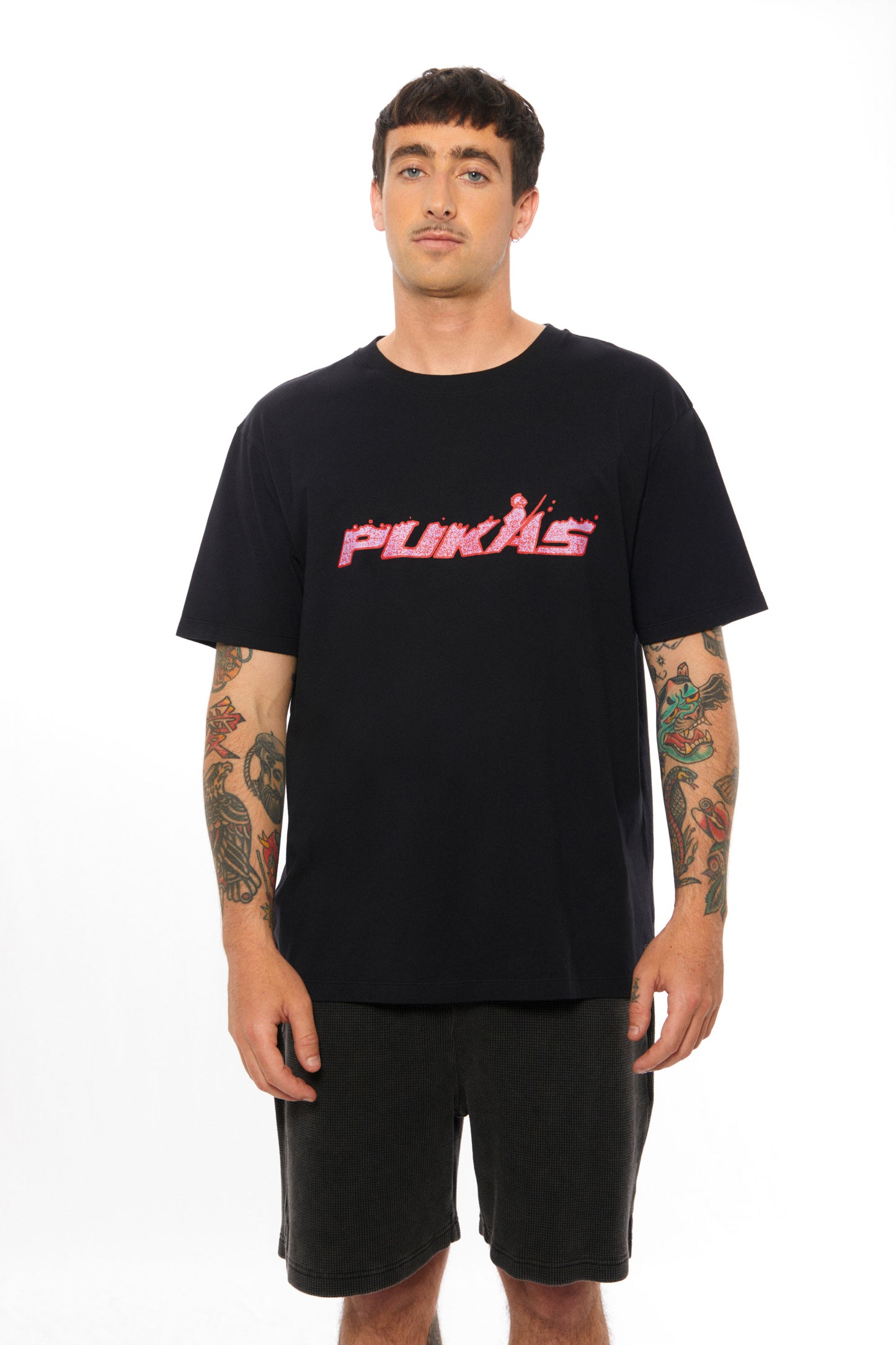 Pukas Surf Shop Man Tee Pukas Clothing Indio Tee Black