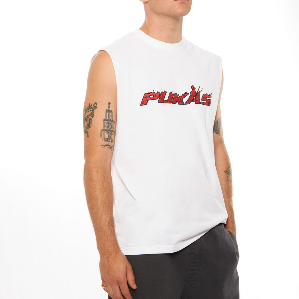 Pukas Surf Shop Man Tee Pukas Clothing Indio Tee White