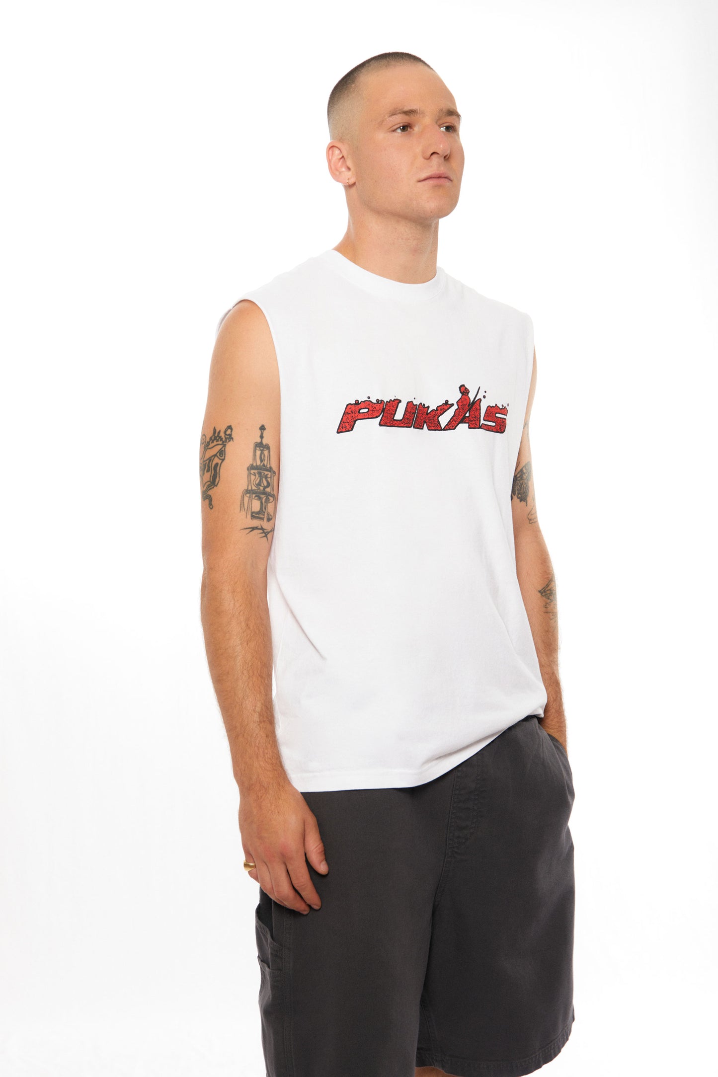 Pukas Surf Shop Man Tee Pukas Clothing Indio Tee White