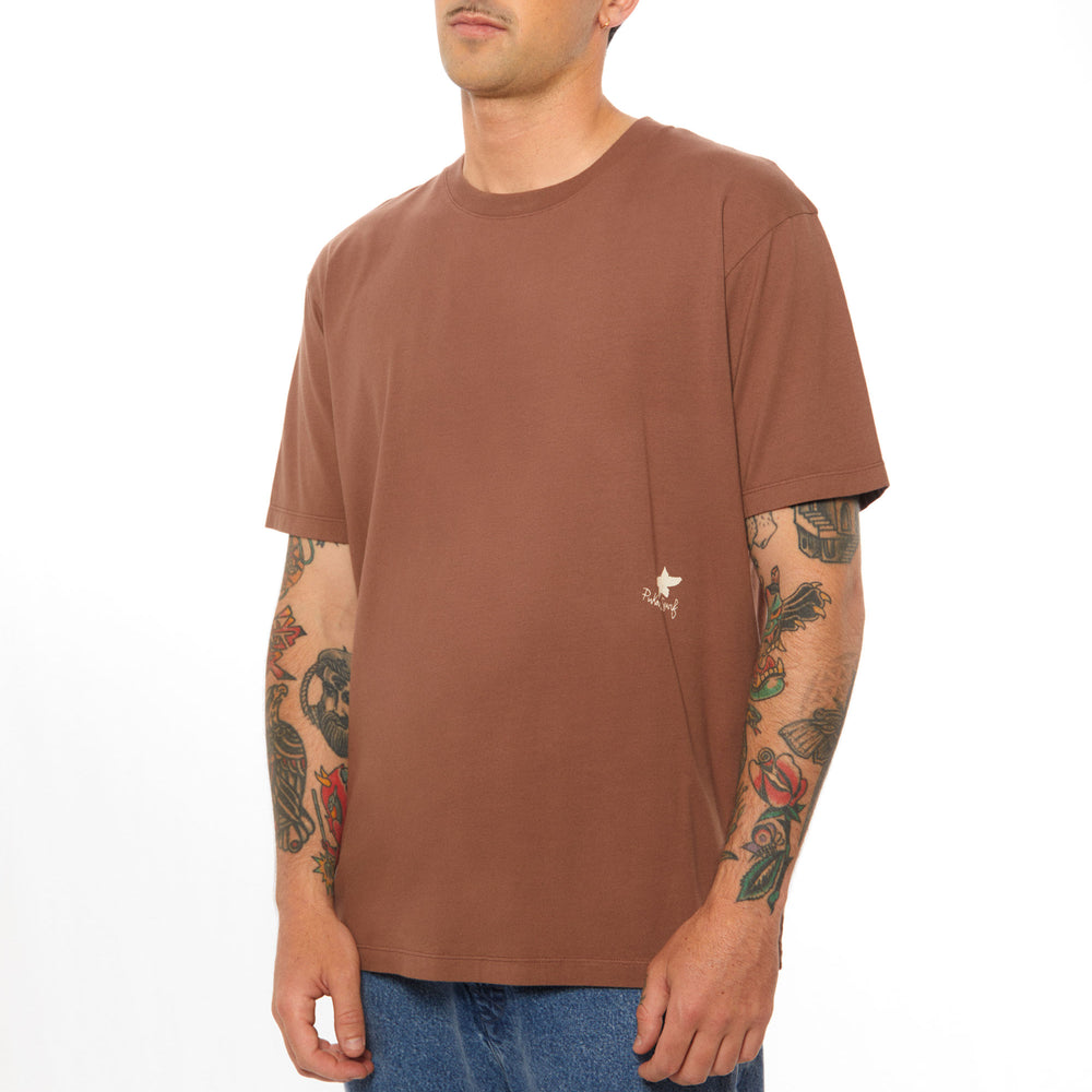 Pukas Surf Shop Man Tee Pukas Clothing Sunny Long Road Brown