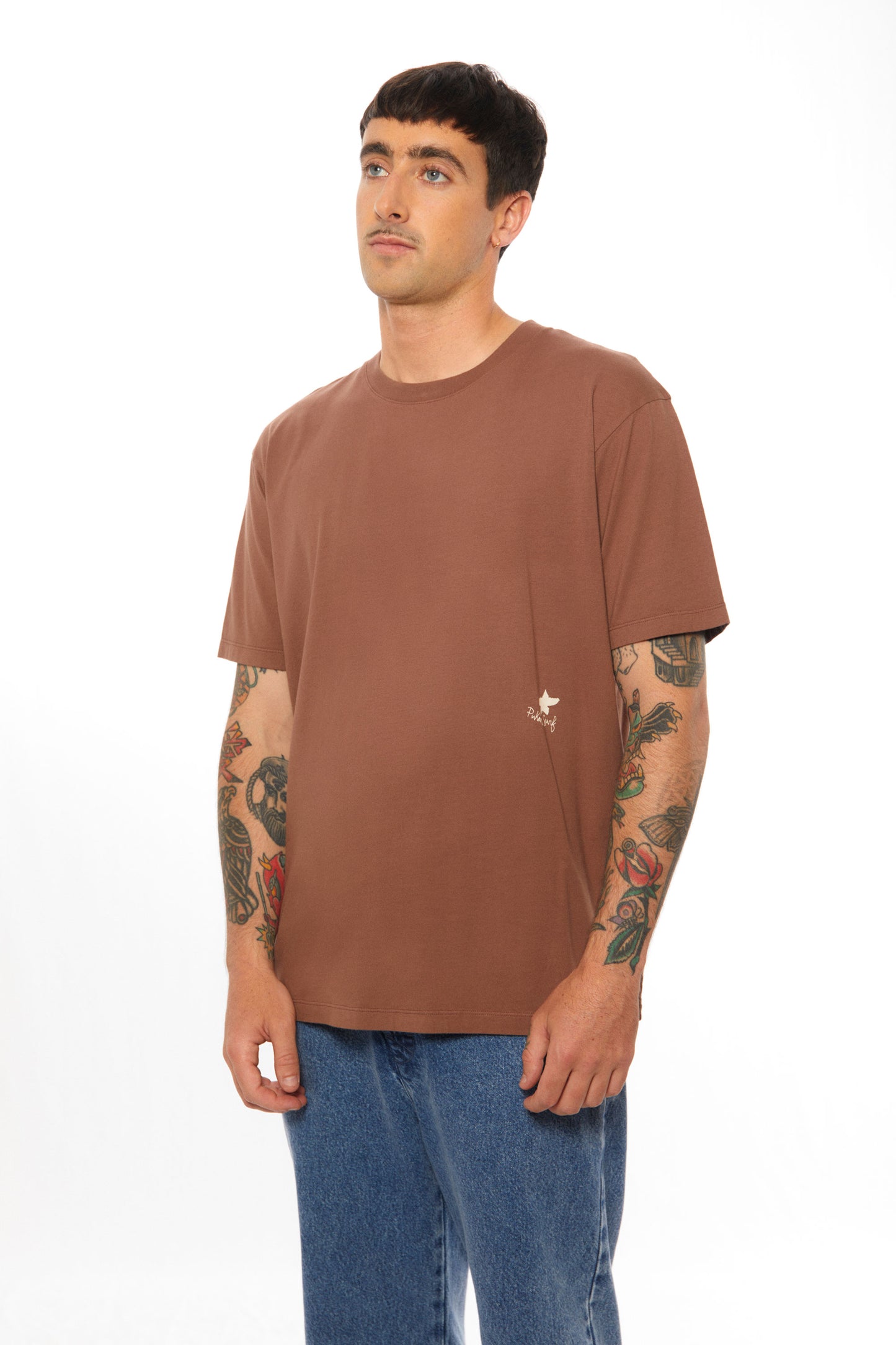 Pukas Surf Shop Man Tee Pukas Clothing Sunny Long Road Brown