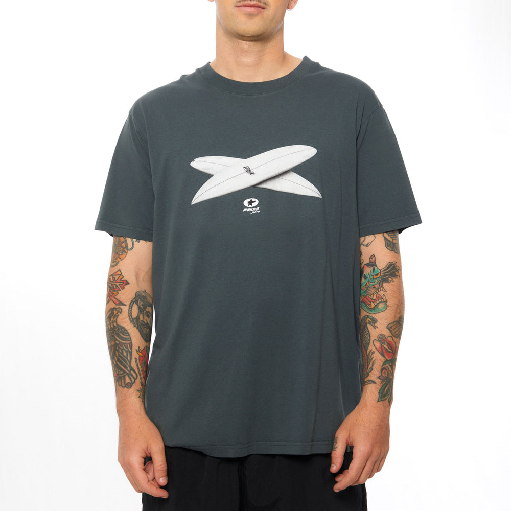 Pukas Surf Shop Man Tee Pukas Clothing X Tee Charcoal