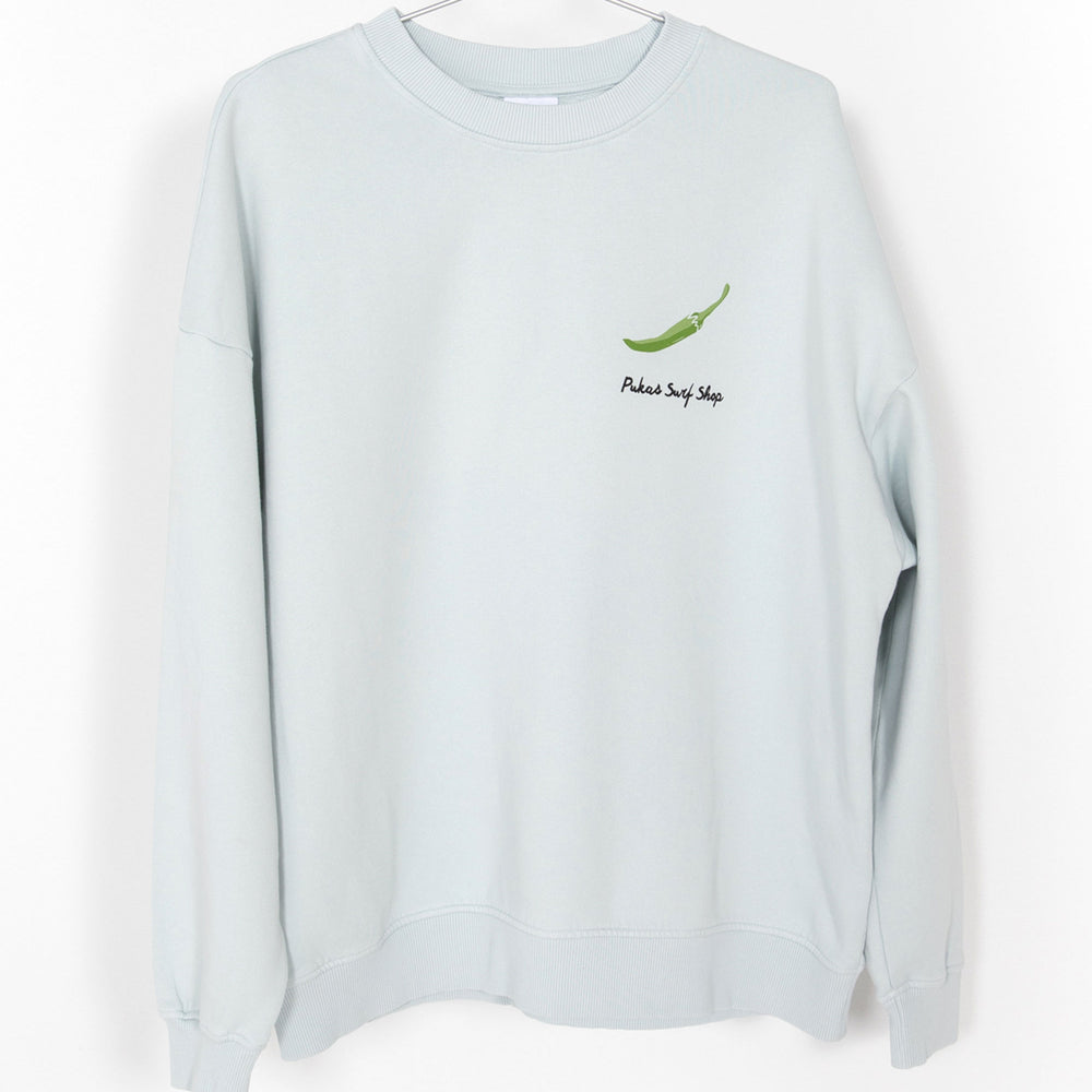 Pukas Surf Shop Man Tee Pukas Surf Shop Piparra Crew Ice Grey