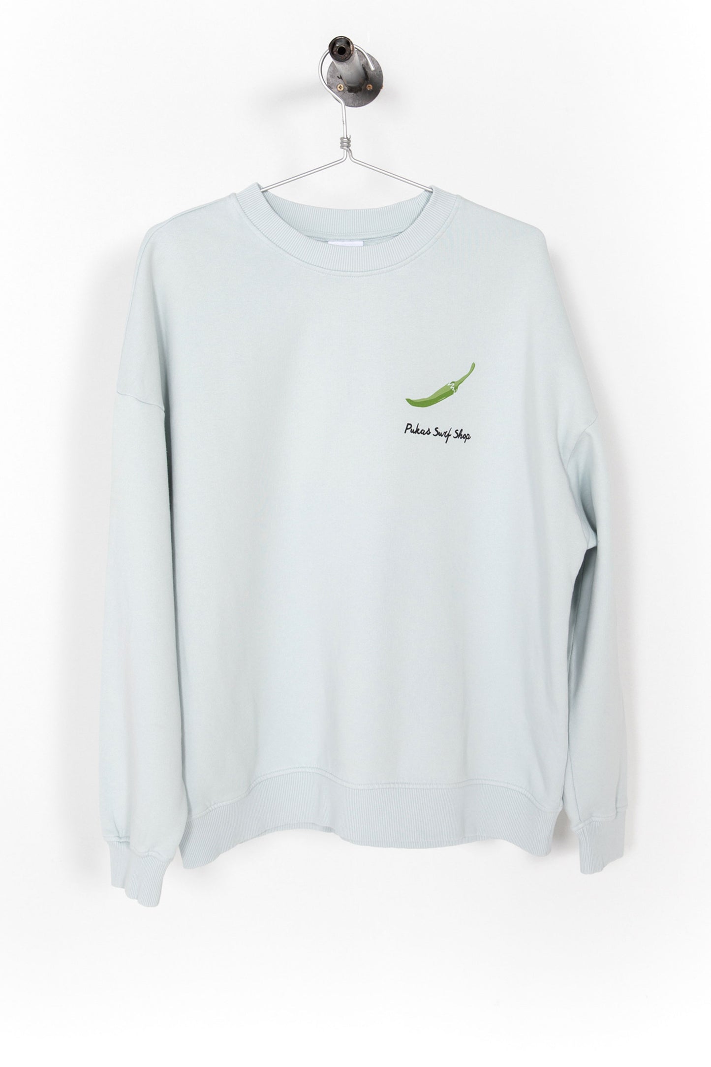 Pukas Surf Shop Man Tee Pukas Surf Shop Piparra Crew Ice Grey