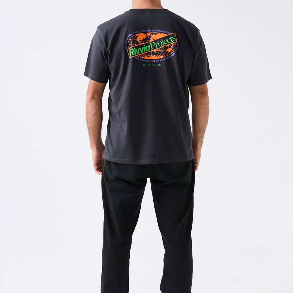 Pukas Surf Shop Man Tee Rivvia Global Projects Black