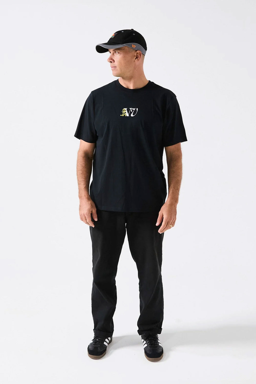 Pukas Surf Shop Man Tee Rivvia Our Mate Black