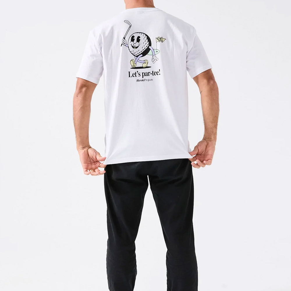 Pukas Surf Shop Man Tee Rivvia Partee White