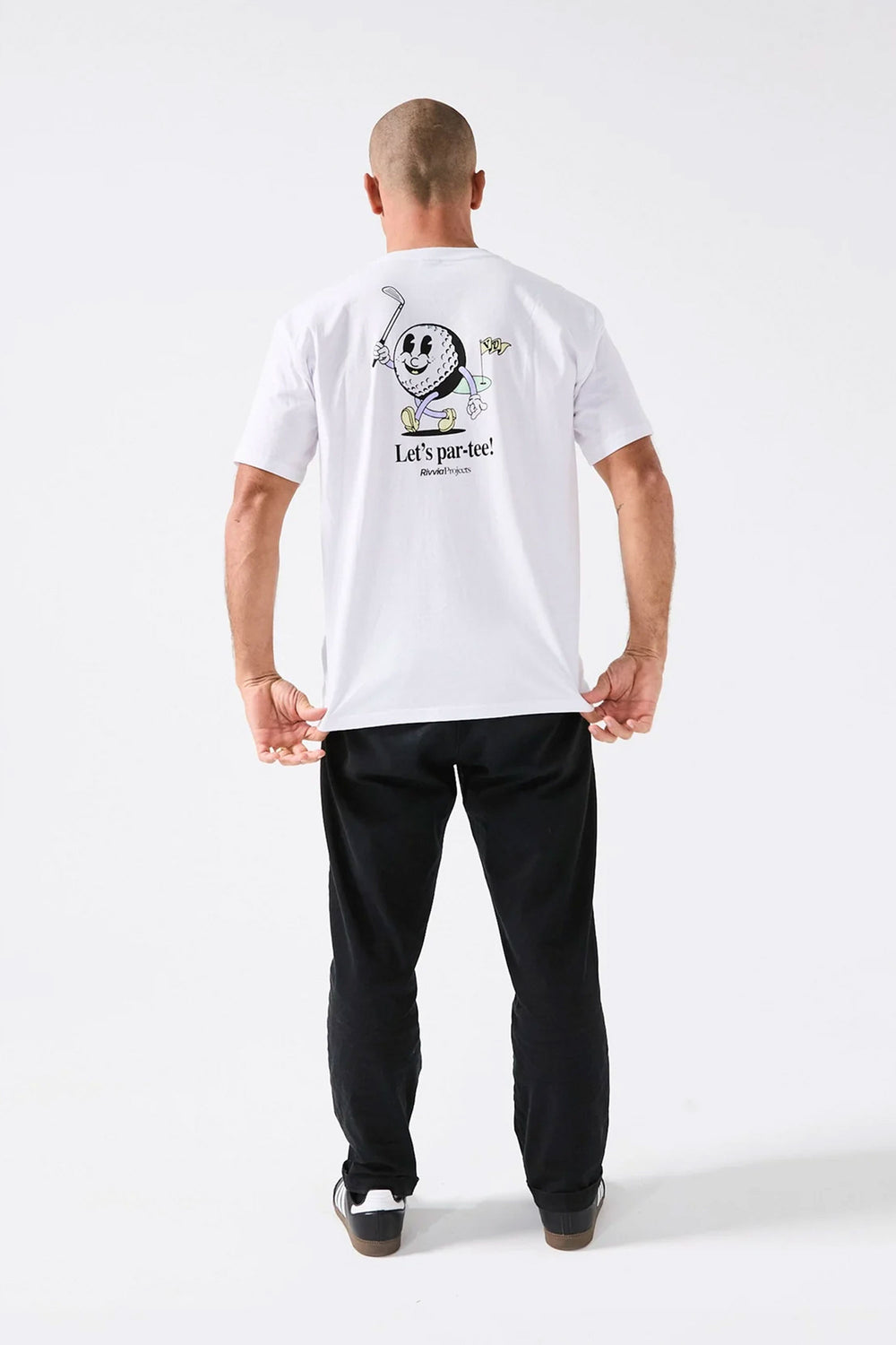 Pukas Surf Shop Man Tee Rivvia Partee White