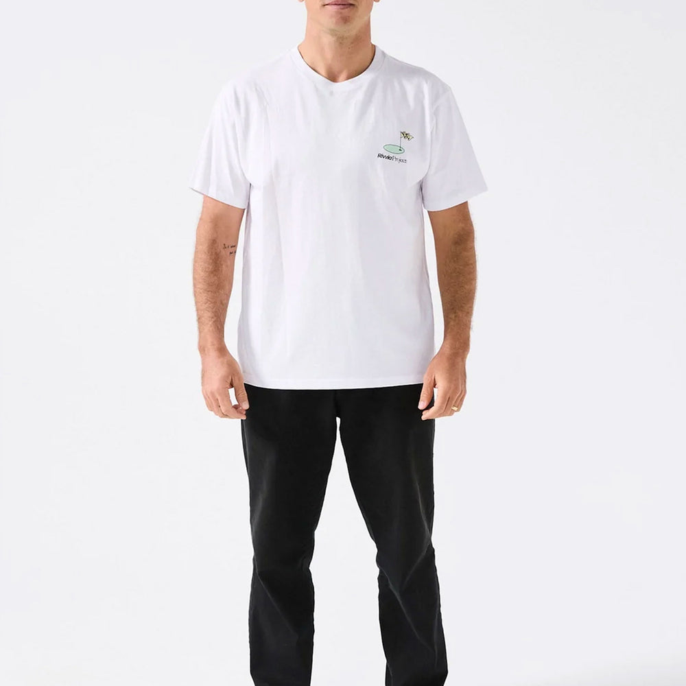 Pukas Surf Shop Man Tee Rivvia Partee White