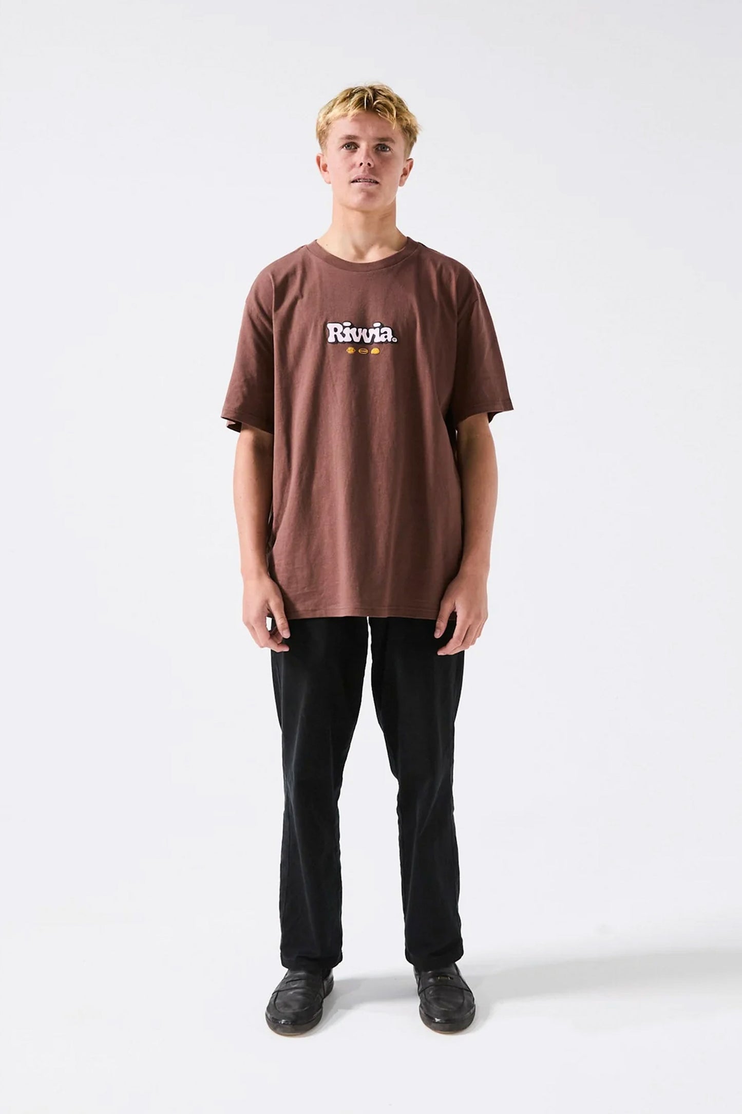 Pukas Surf Shop Man Tee Rivvia Puffer Brown