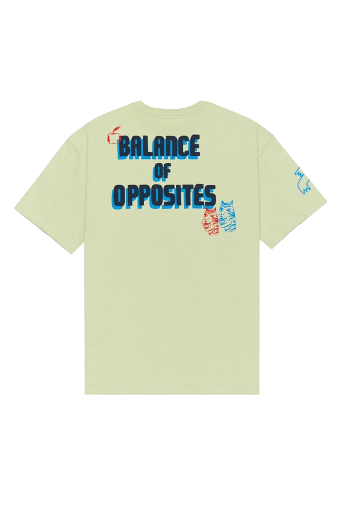 RVCA AF Balance Tee in GEQ0 – men's graphic tee in army tone, new arrival at Pukas Surf Shop