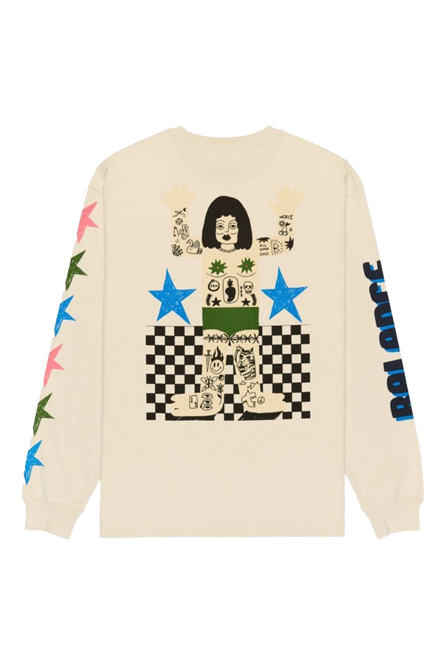 RVCA AF Bonhomme Long Sleeve Tee in CER – men's long sleeve tee, new arrival at Pukas Surf Shop