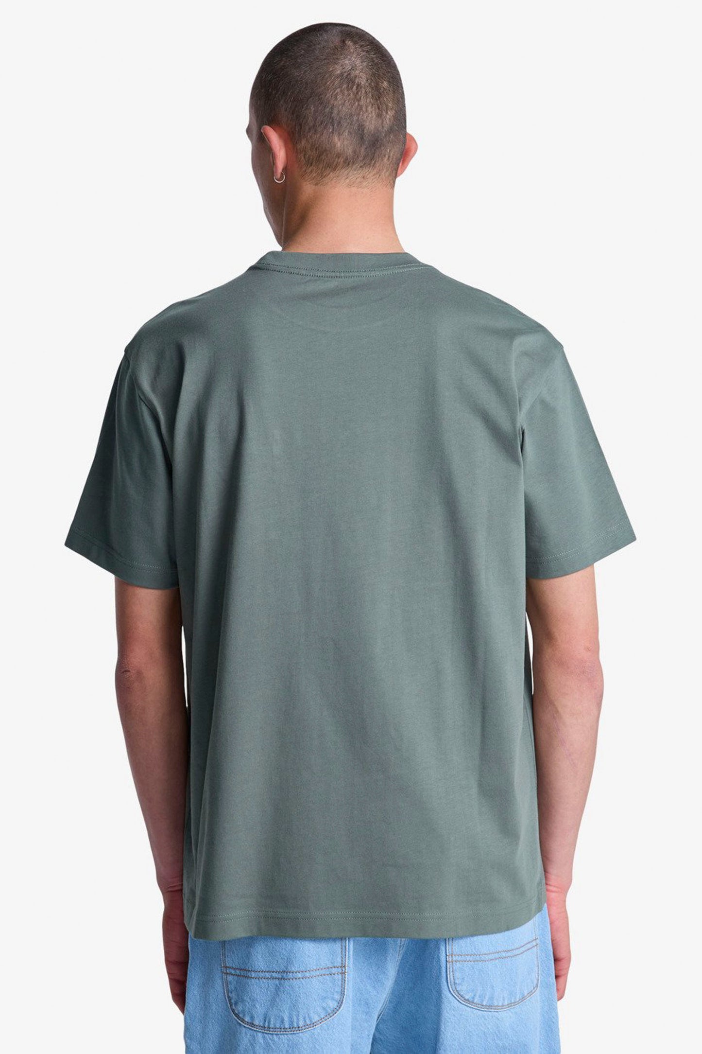 RVCA Americana Pocket T-Shirt back view showing relaxed fit