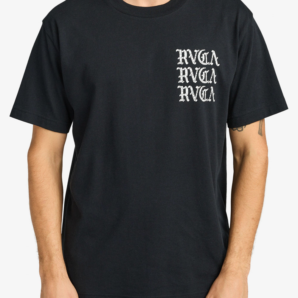 Pukas-Surf-Shop-Man-Tee-Rvca-Iron-On-Black