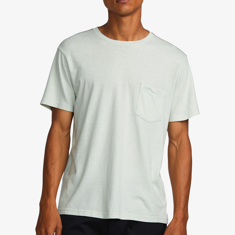 Pukas-Surf-Shop-Man-Tee-Rvca-PTC-2-Pigment-Green-Tea