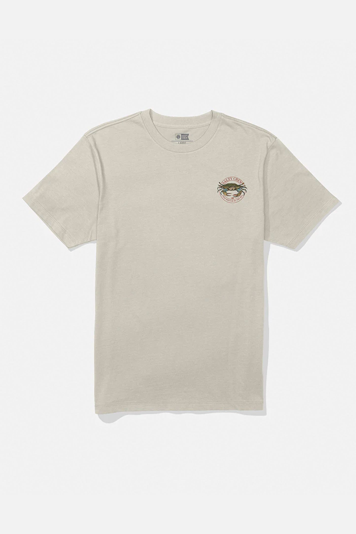 Pukas Surf Shop Salty Crew graphic tee in moonbeam