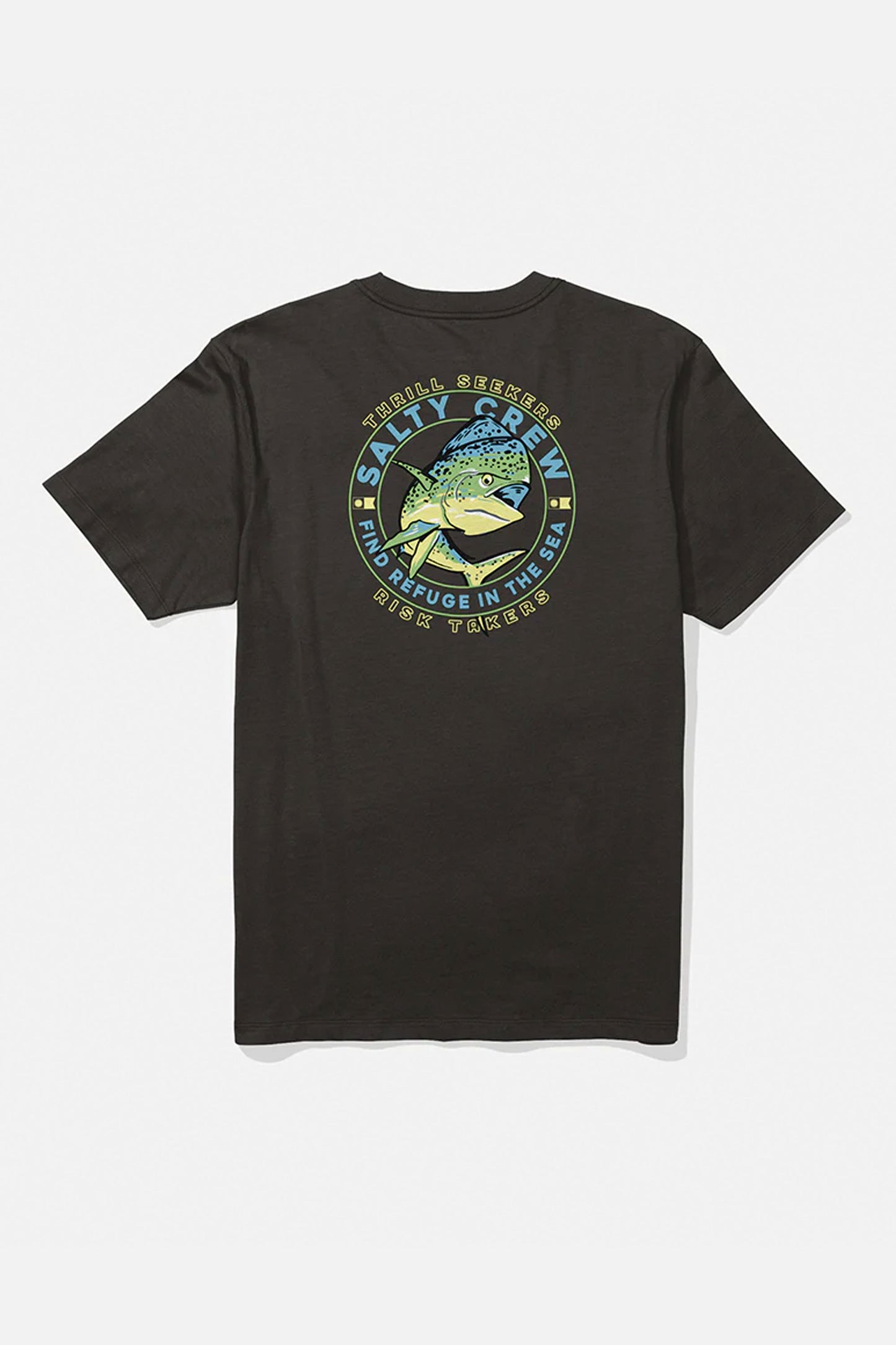 Pukas Surf Shop Salty Crew graphic tee in black