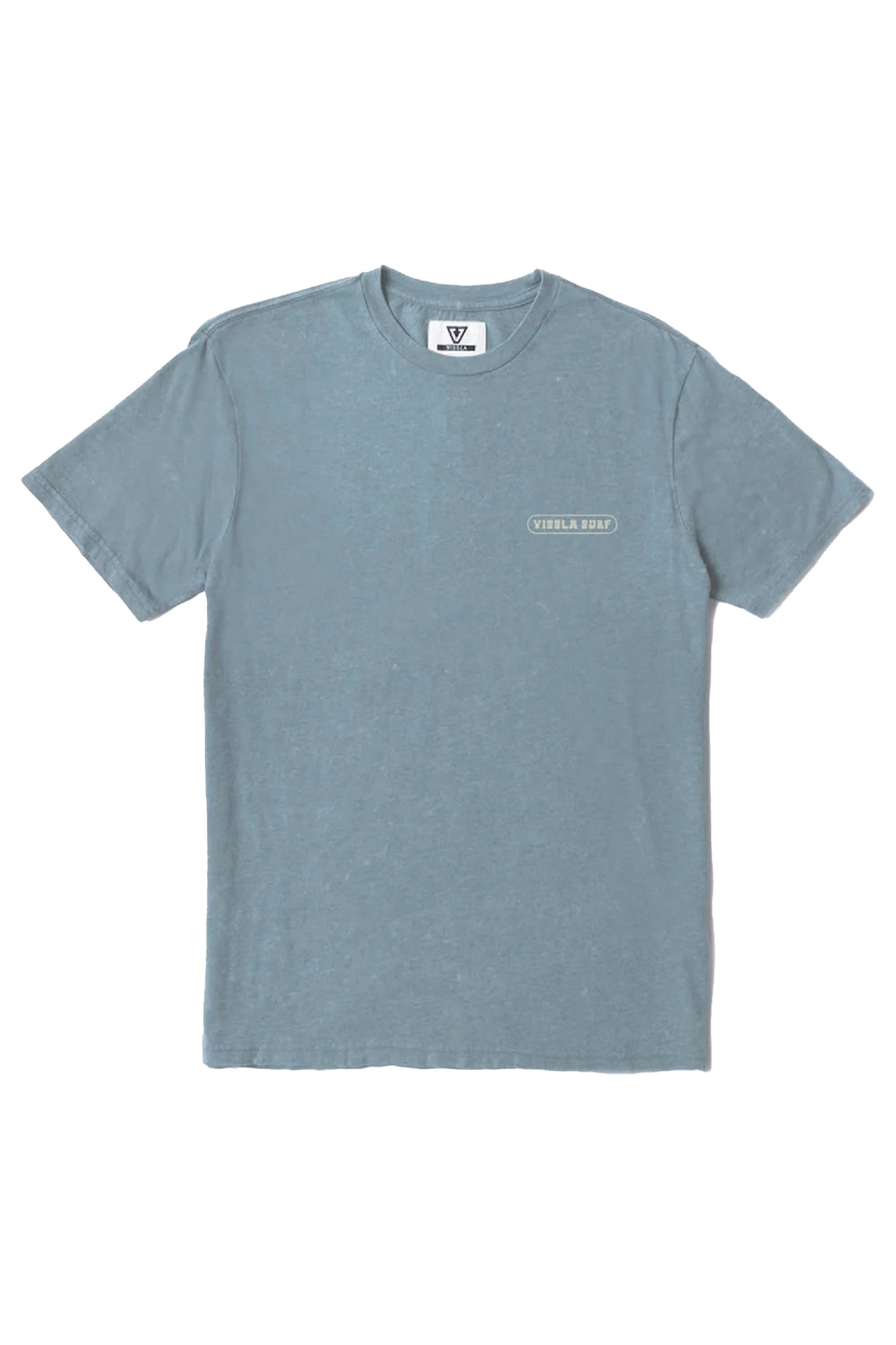 Vissla Pukas Surf Shop Secret Shores Cosmic Wash SS Tee denim washed-toned graphic tee