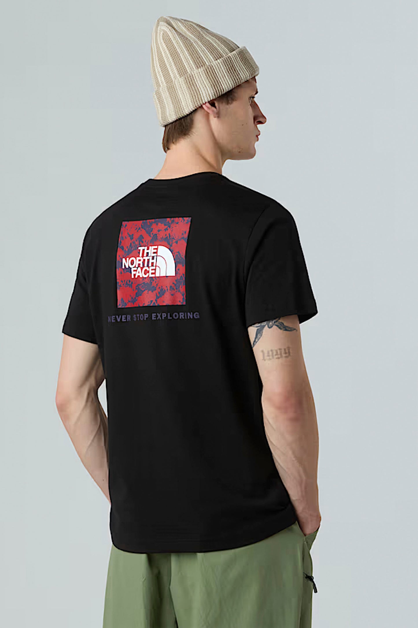 Pukas Surf Shop The North Face NSE Box Raku Horse Infill Tee in ET9