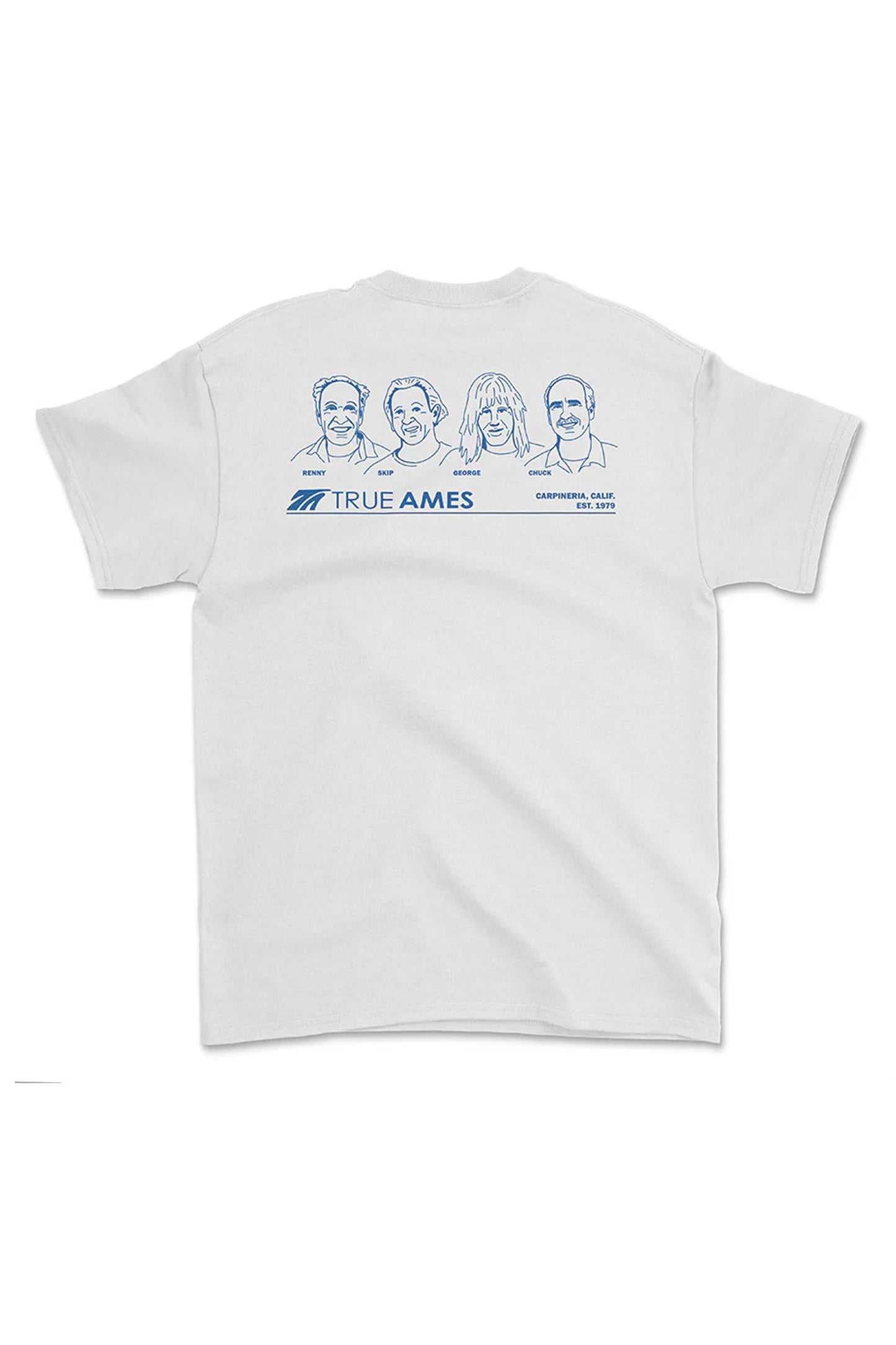 True Ames Western Chuck Exchange T-shirt back view with graphic print