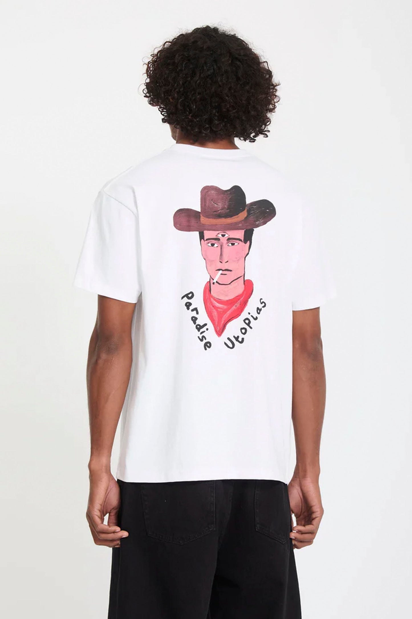 Volcom FA Mickey Mason 2 Tee White – men's graphic skate t-shirt at Pukas Surf Shop