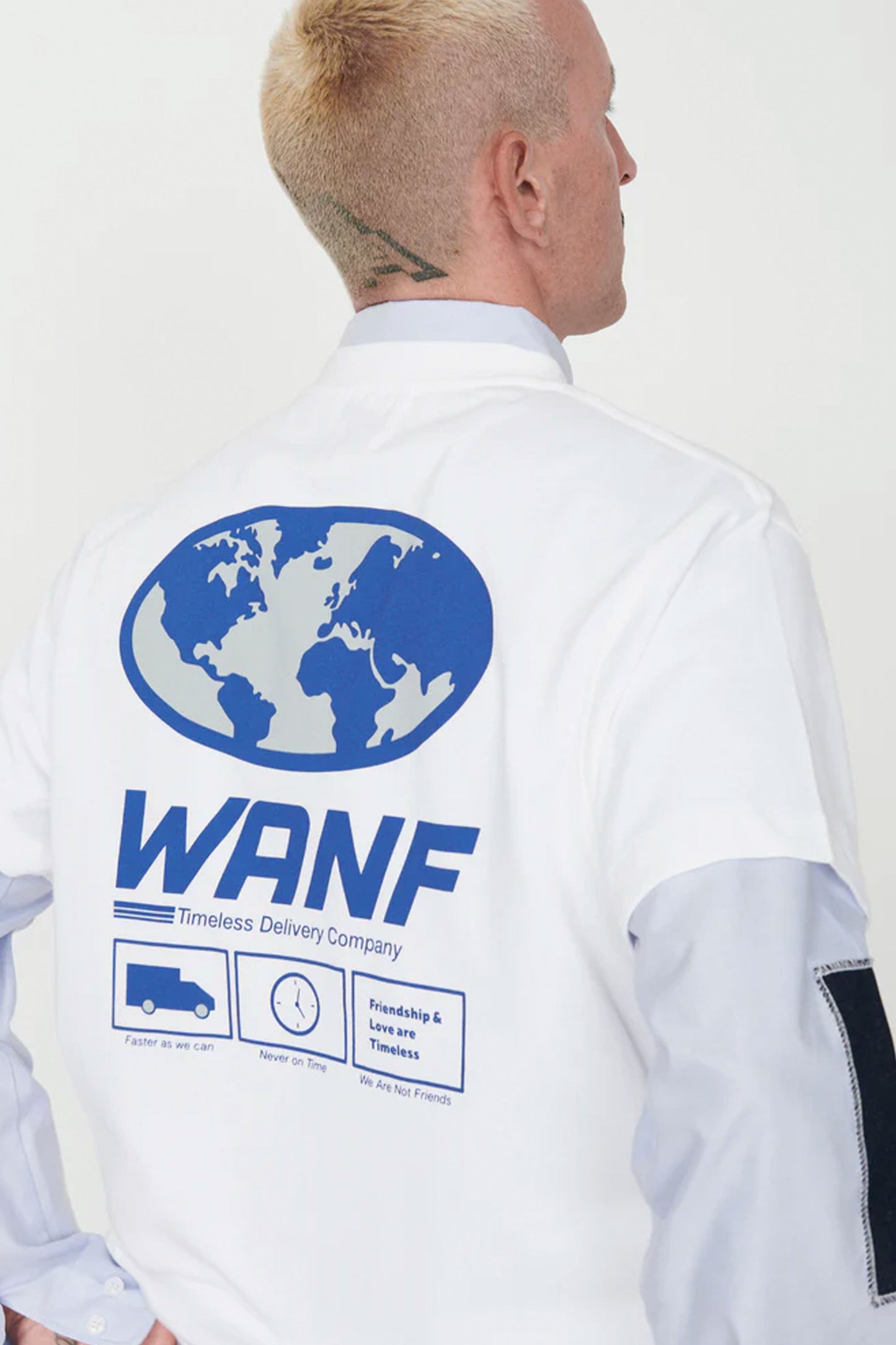Pukas Surf Shop Man Tee WANF Delivery Wanf White