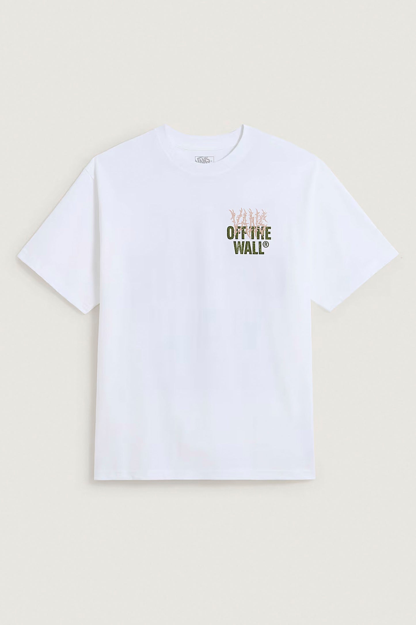 Pukas Surf Shop Vans Metal Wall Tee in White