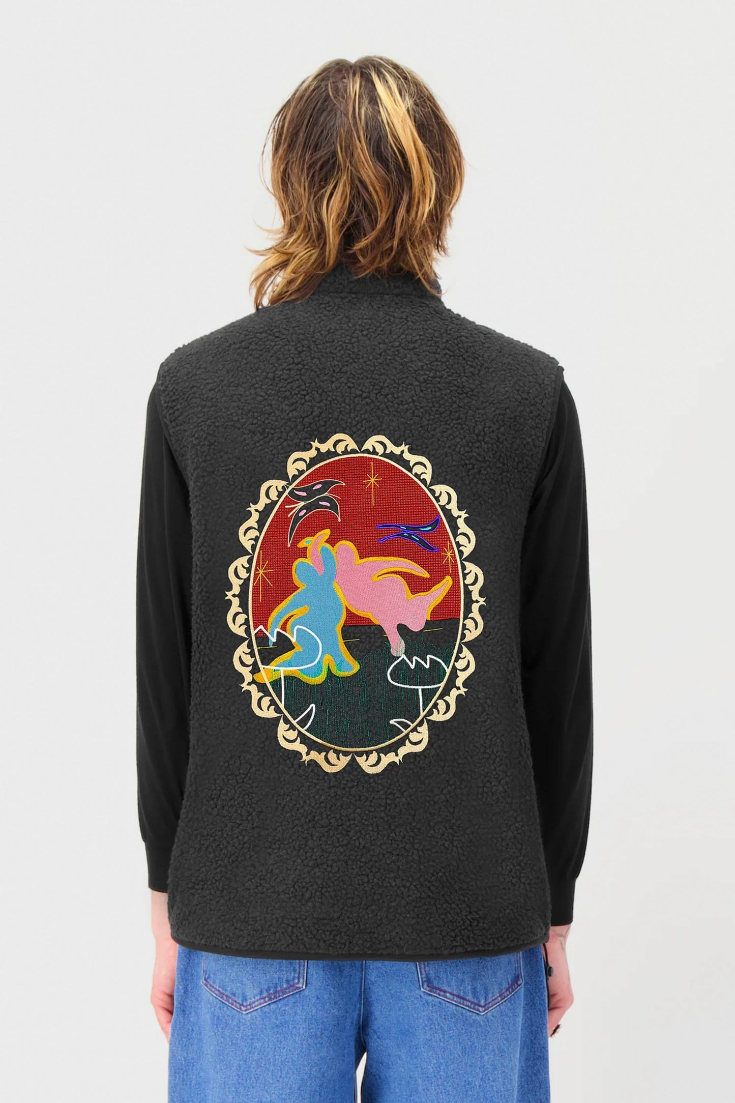 ENCRÉ black l'aire de bellevue bodywarmer - men's coastal lifestyle clothing at Pukas Surf Shop
