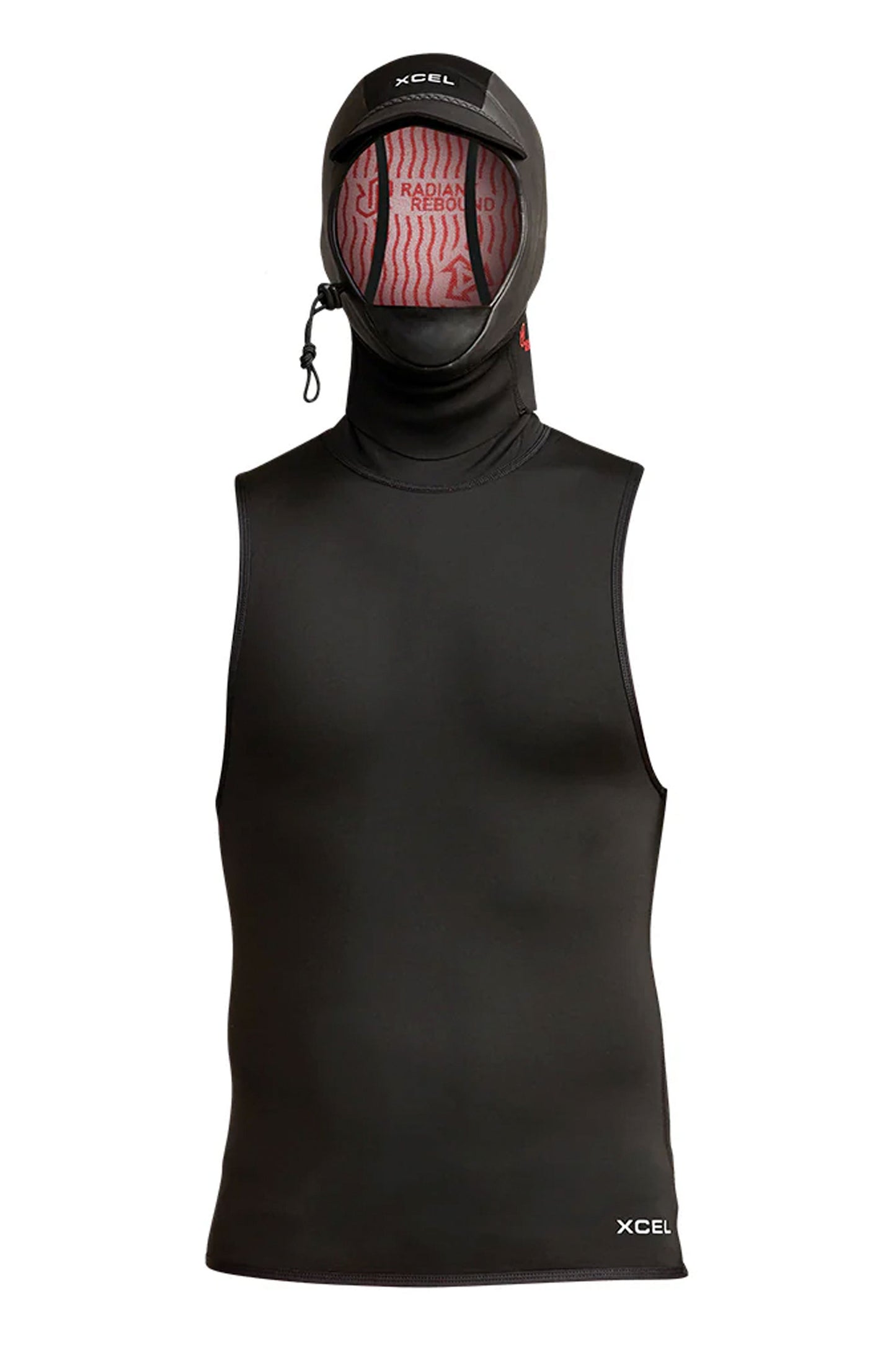 Pukas Surf Shop Man Vest Xcel Infiniti 1mm Vest 2mm Hood Black