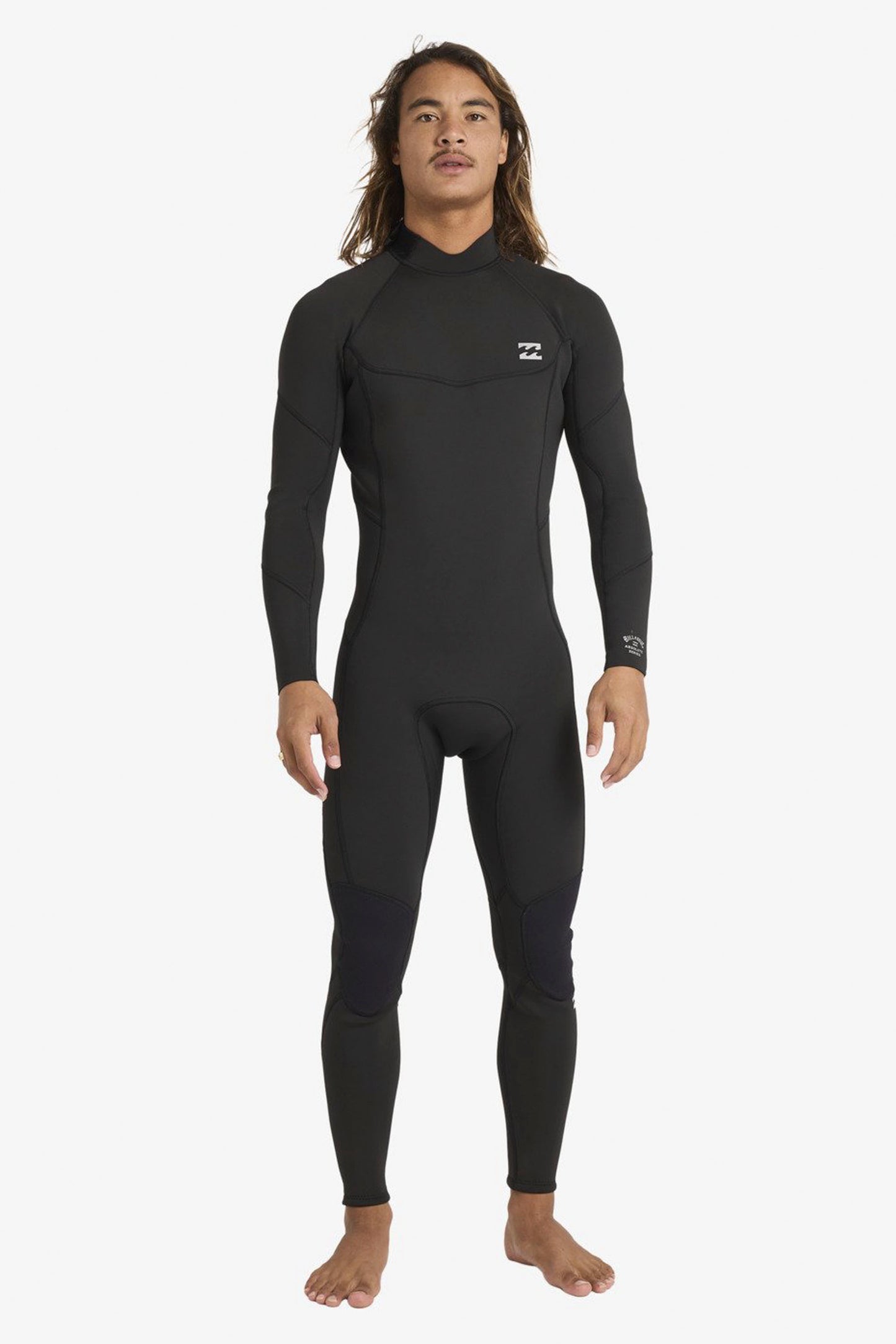 Billabong Absolute 3/2mm black full wetsuit men back zip long sleeve