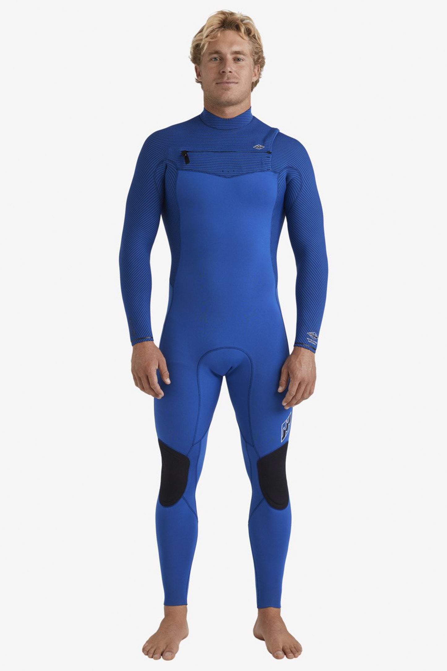Pukas Surf Shop Man Wetsuit Billabong Revolution Natural 4/3mm Chest Zip Dark Cobalt