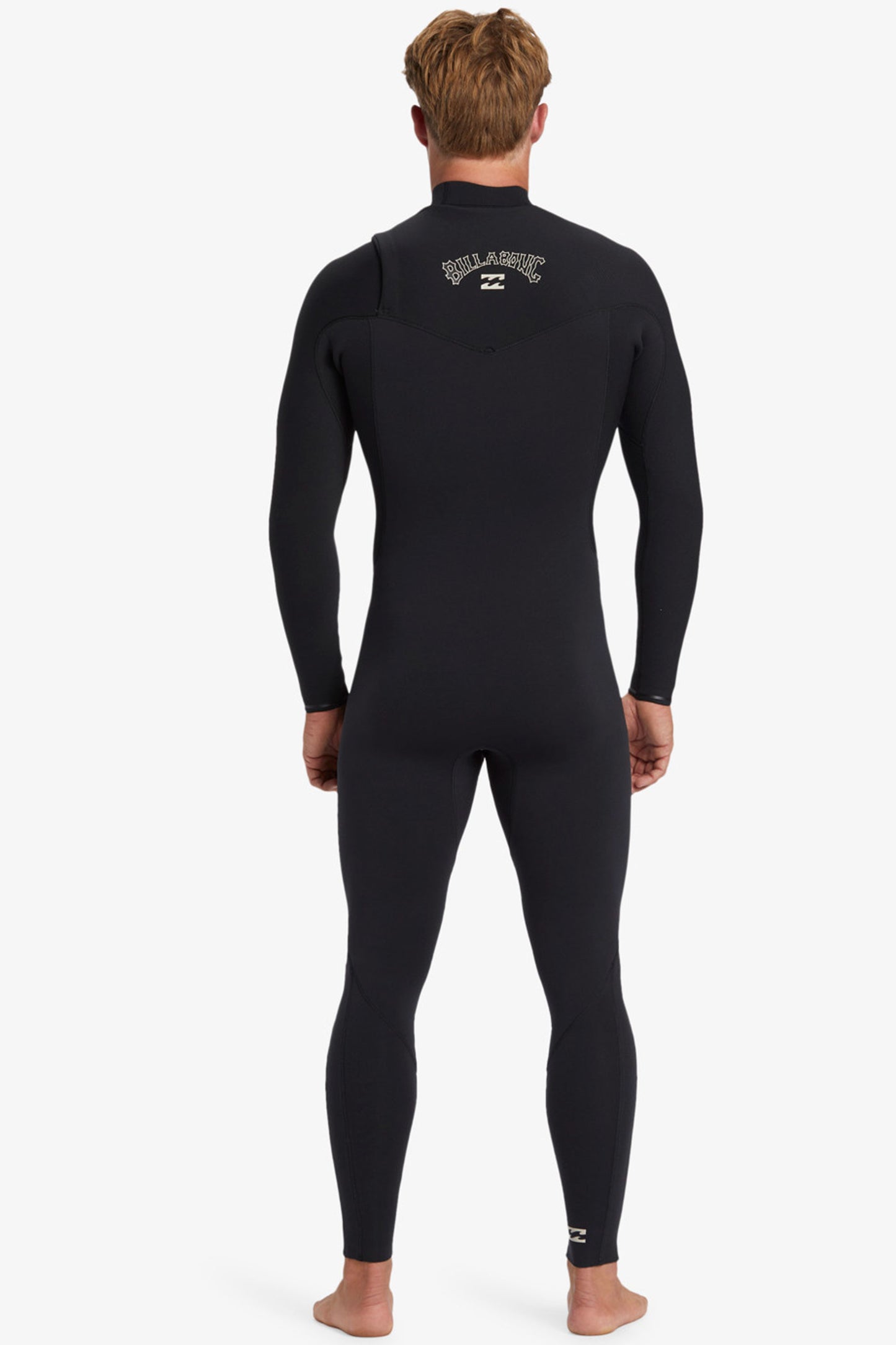 Pukas Surf Shop Man Wetsuit Billabong Revolution Natural Chest Zip Black