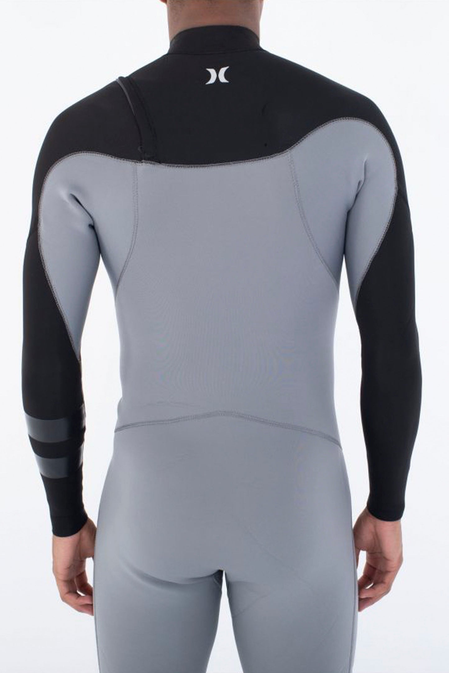 Hurley Pukas Surf Shop ADVANT Fullsuit 3/2 mm chest-zip wetsuit grey sustainable neoprene